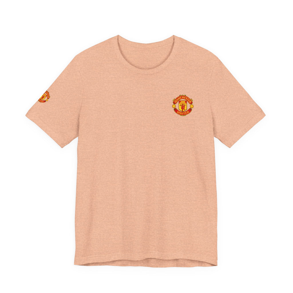 Manchester United Crest T-Shirt Soccer Club Logo Tee - Etna Gift