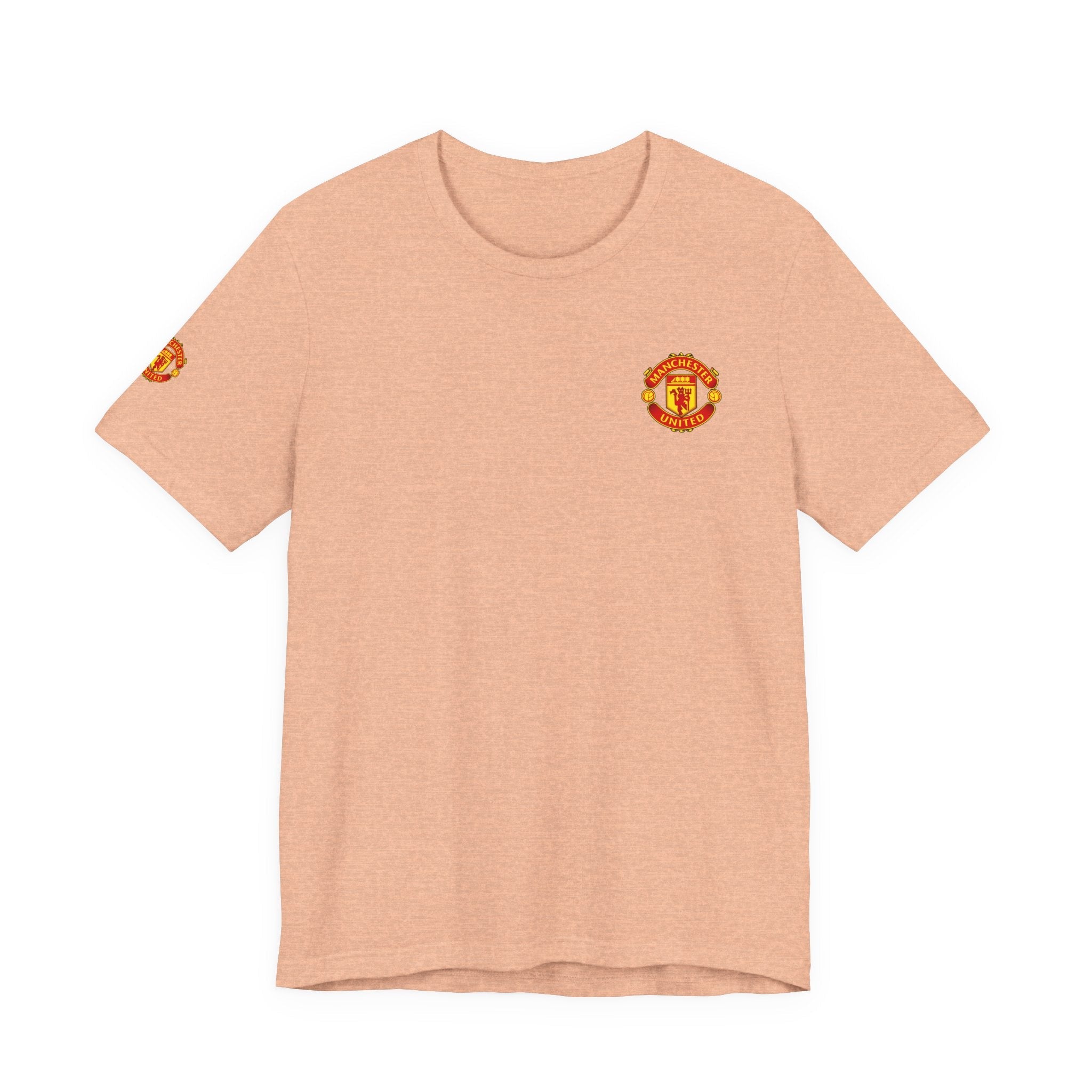 Manchester United Crest T-Shirt Soccer Club Logo Tee - Etna Gift