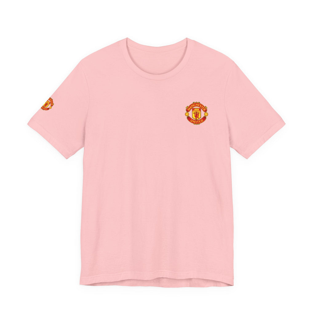 Manchester United Crest T-Shirt Soccer Club Logo Tee - Etna Gift