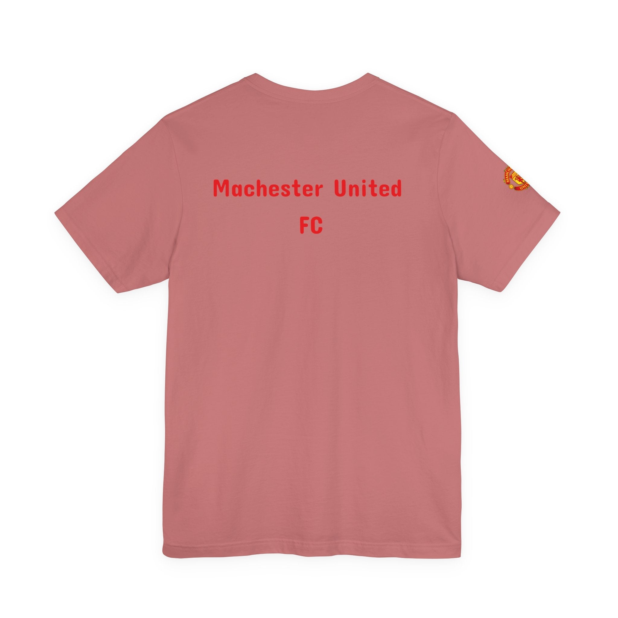 Manchester United Crest T-Shirt Soccer Club Logo Tee - Etna Gift