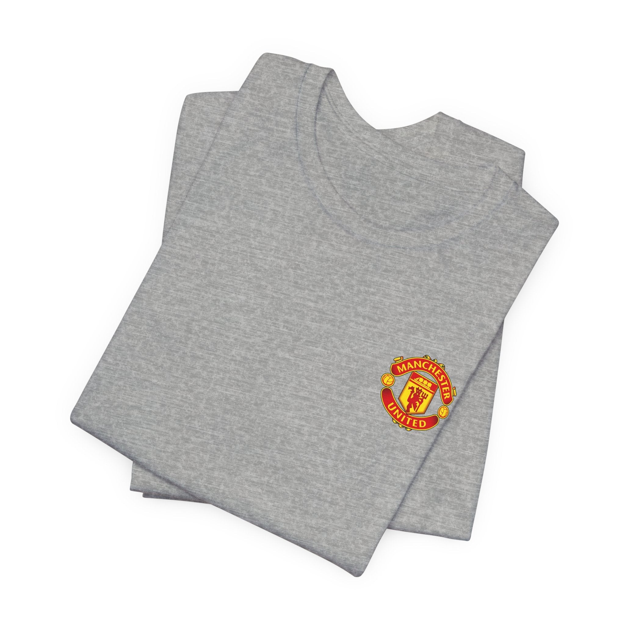 Manchester United Crest T-Shirt Soccer Club Logo Tee - Etna Gift