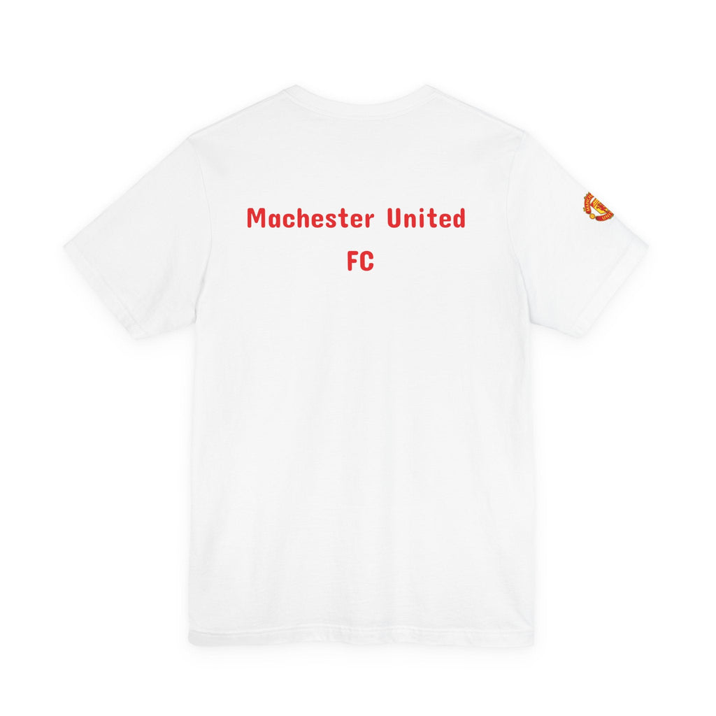 Manchester United Crest T-Shirt Soccer Club Logo Tee - Etna Gift