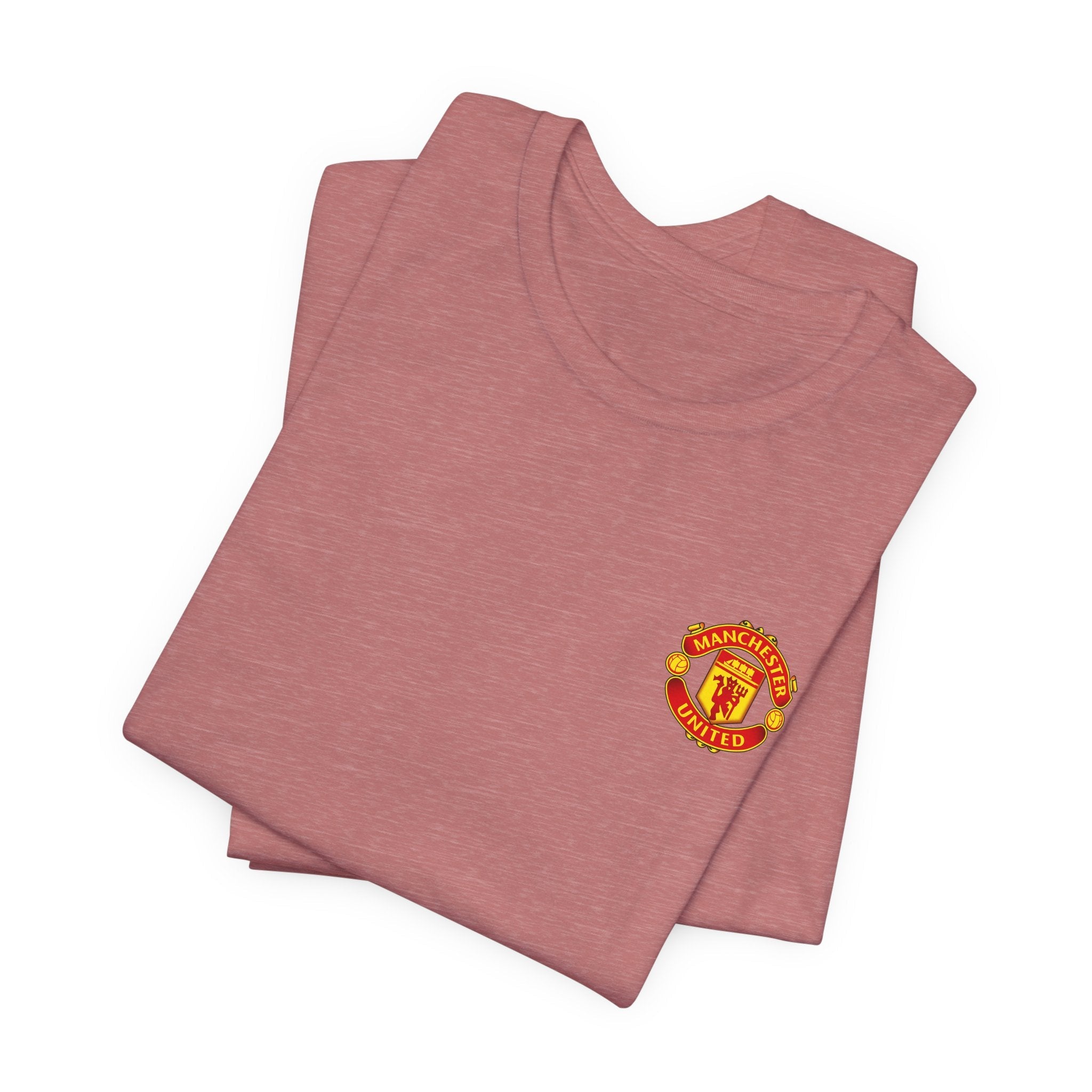 Manchester United Crest T-Shirt Soccer Club Logo Tee - Etna Gift
