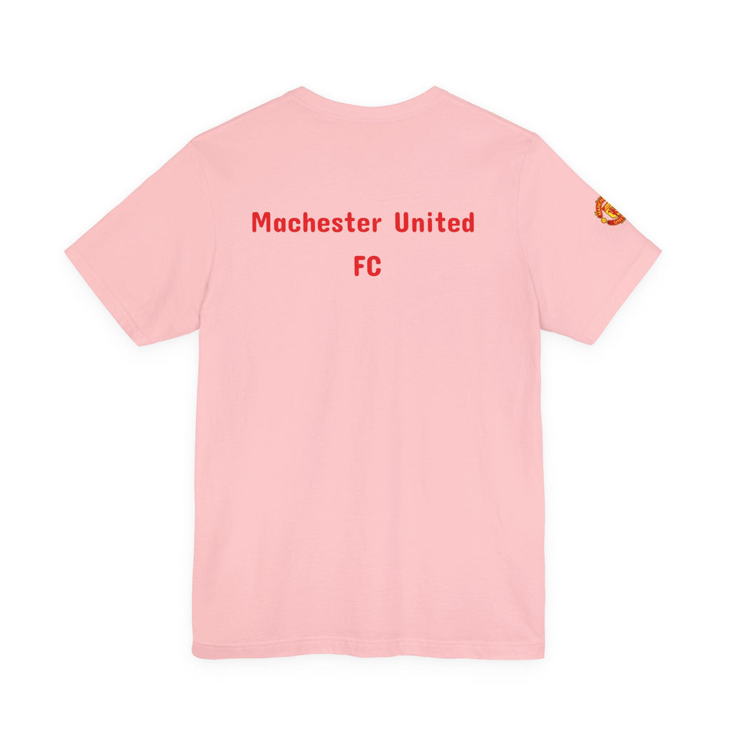 Manchester United Crest T-Shirt Soccer Club Logo Tee - Etna Gift