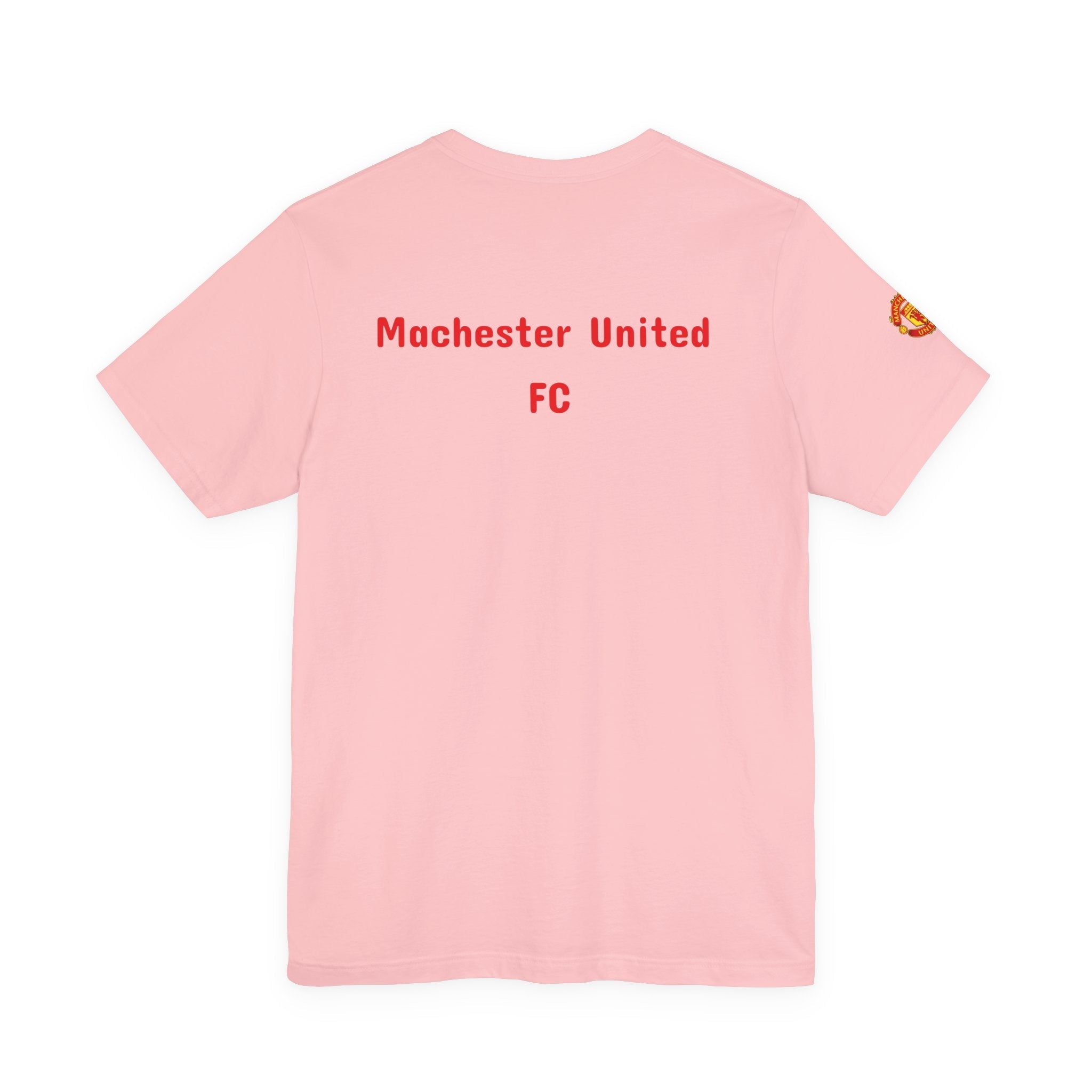 Manchester United Crest T-Shirt Soccer Club Logo Tee - Etna Gift