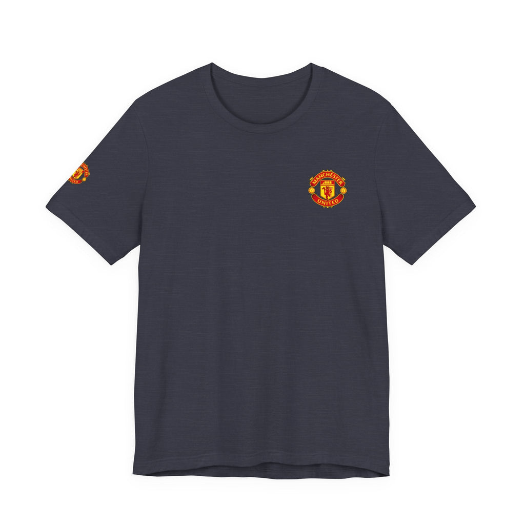 Manchester United Crest T-Shirt Soccer Club Logo Tee - Etna Gift