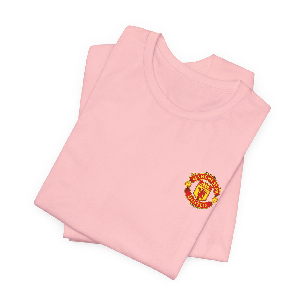 Manchester United Crest T-Shirt Soccer Club Logo Tee - Etna Gift
