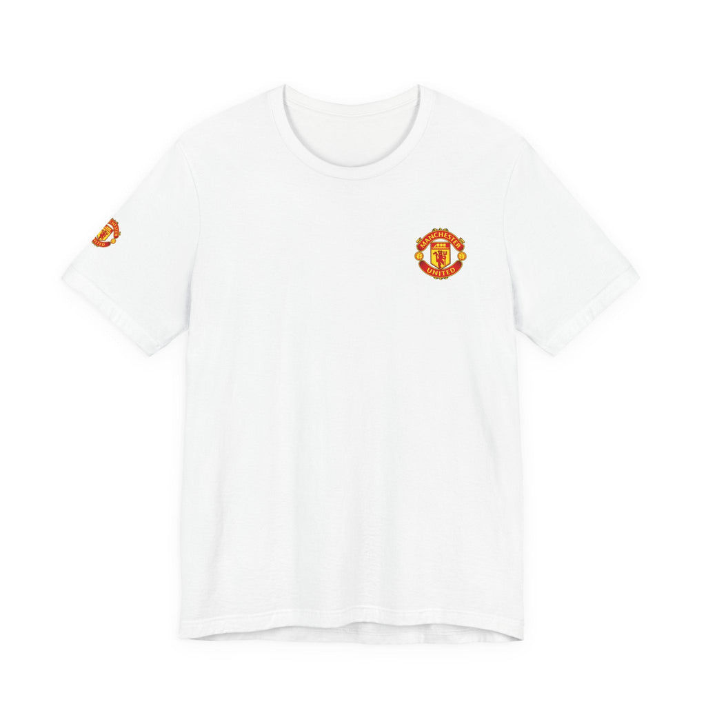 Manchester United Crest T-Shirt Soccer Club Logo Tee - Etna Gift