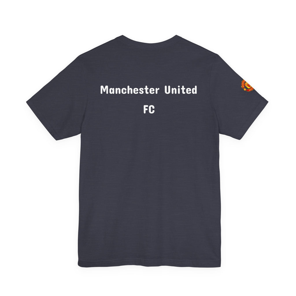 Manchester United Crest T-Shirt Soccer Club Logo Tee - Etna Gift