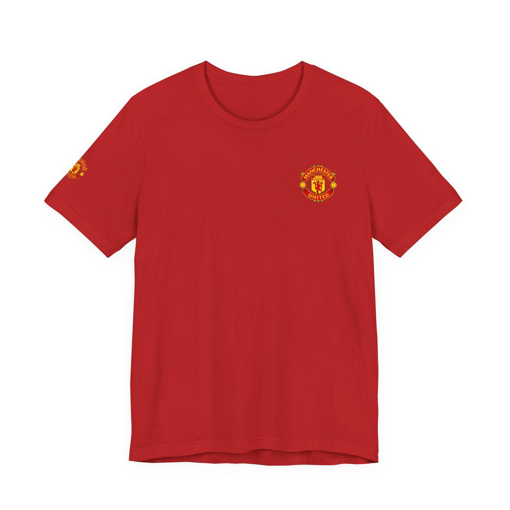 Manchester United Crest T-Shirt Soccer Club Logo Tee - Etna Gift