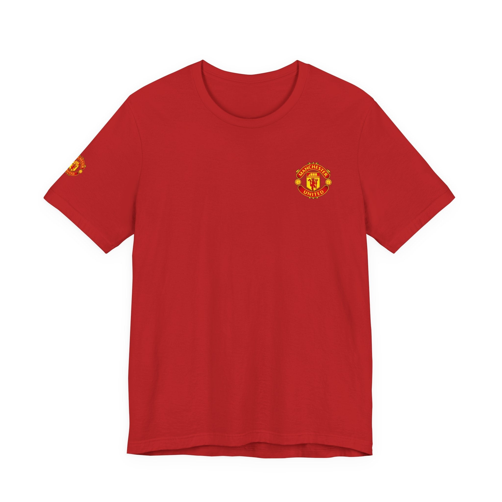 Manchester United Crest T-Shirt Soccer Club Logo Tee - Etna Gift