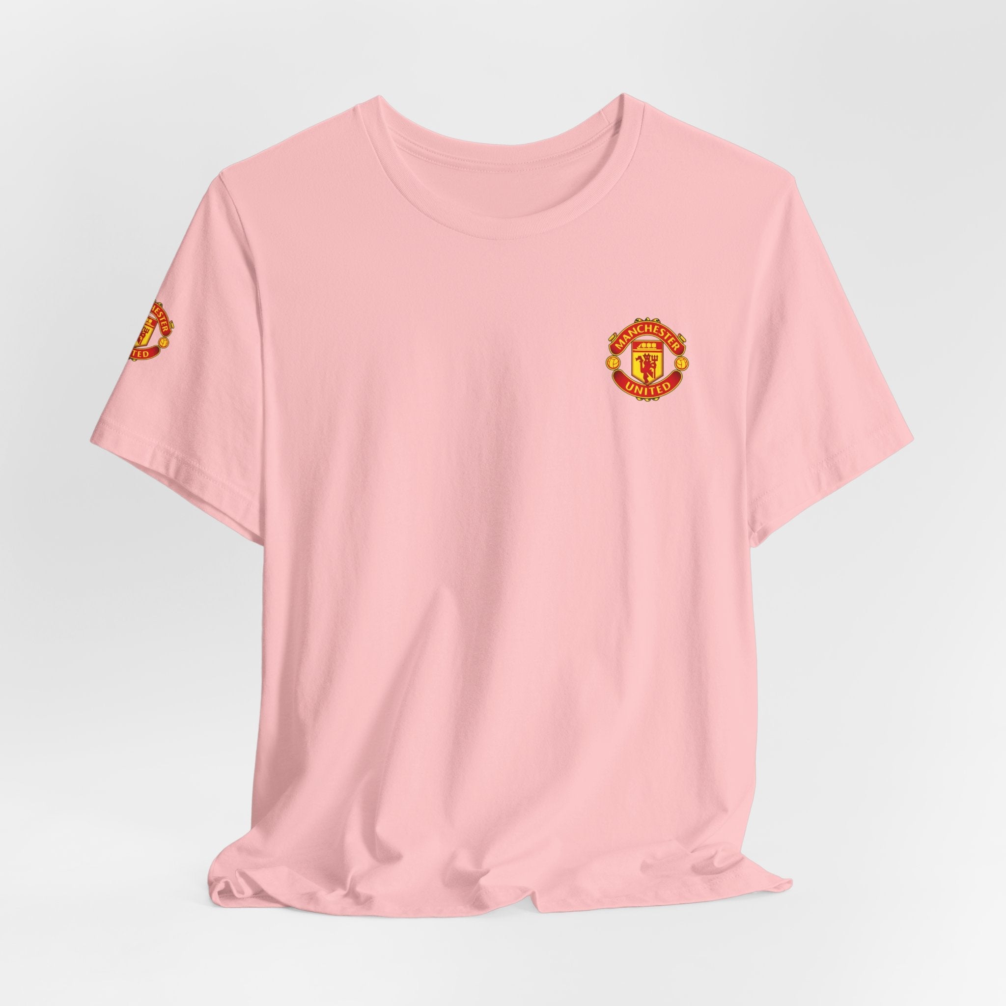 Manchester United Crest T-Shirt Soccer Club Logo Tee - Etna Gift