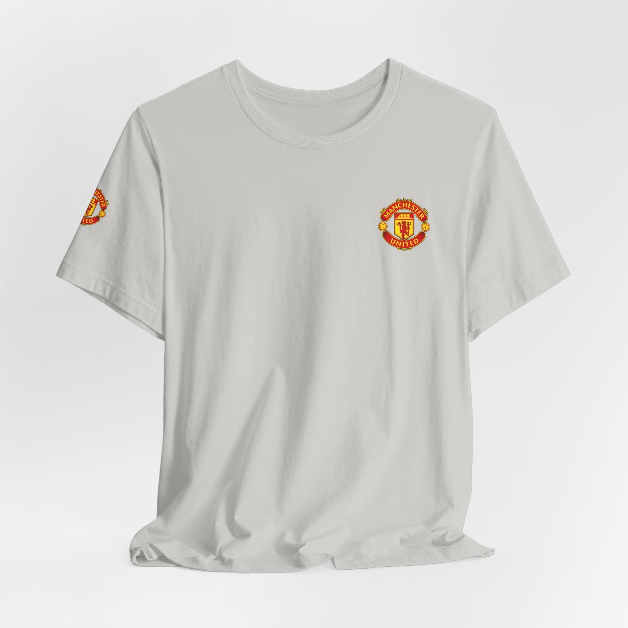 Manchester United Crest T-Shirt Soccer Club Logo Tee - Etna Gift