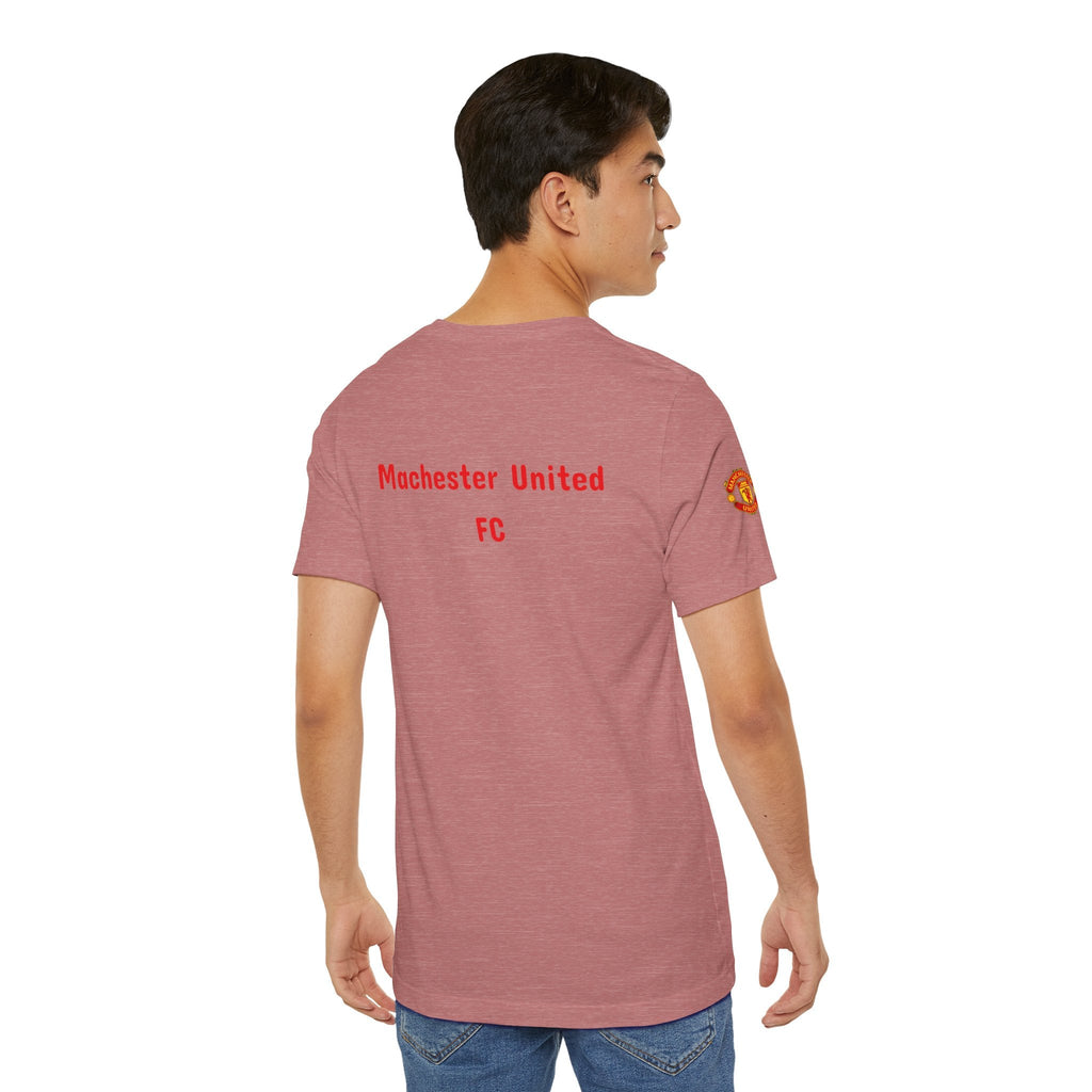 Manchester United Crest T-Shirt Soccer Club Logo Tee - Etna Gift