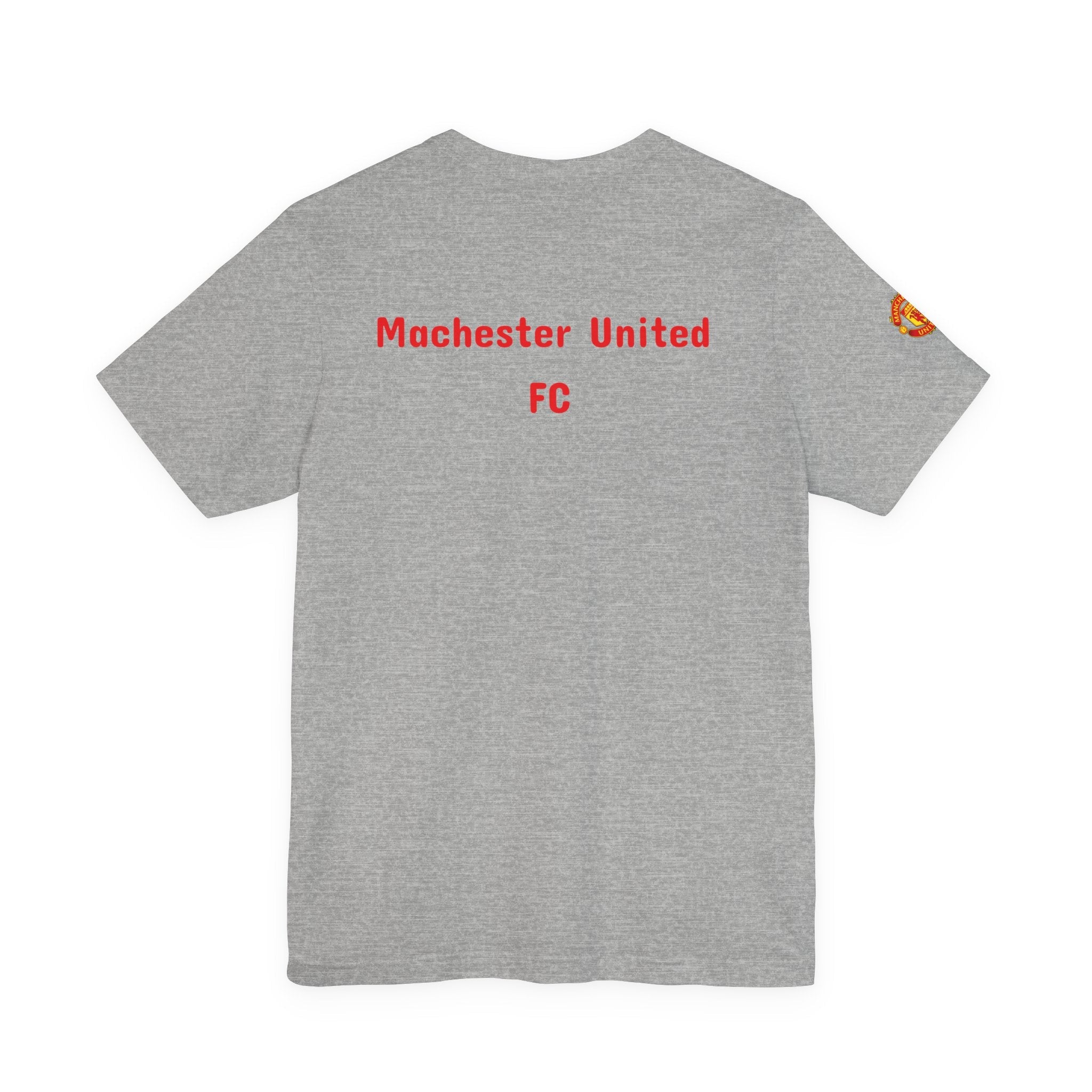 Manchester United Crest T-Shirt Soccer Club Logo Tee - Etna Gift