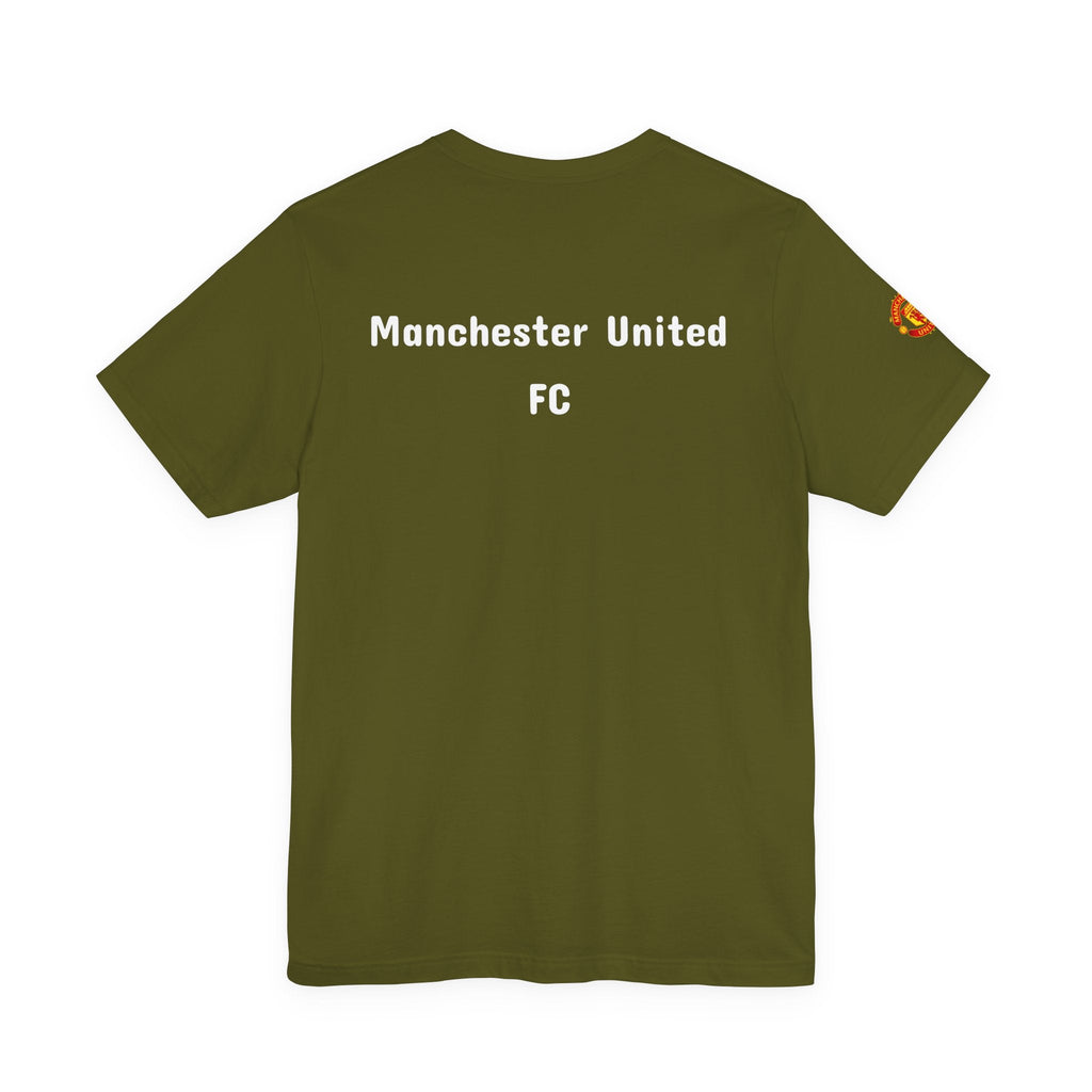 Manchester United Crest T-Shirt Soccer Club Logo Tee - Etna Gift
