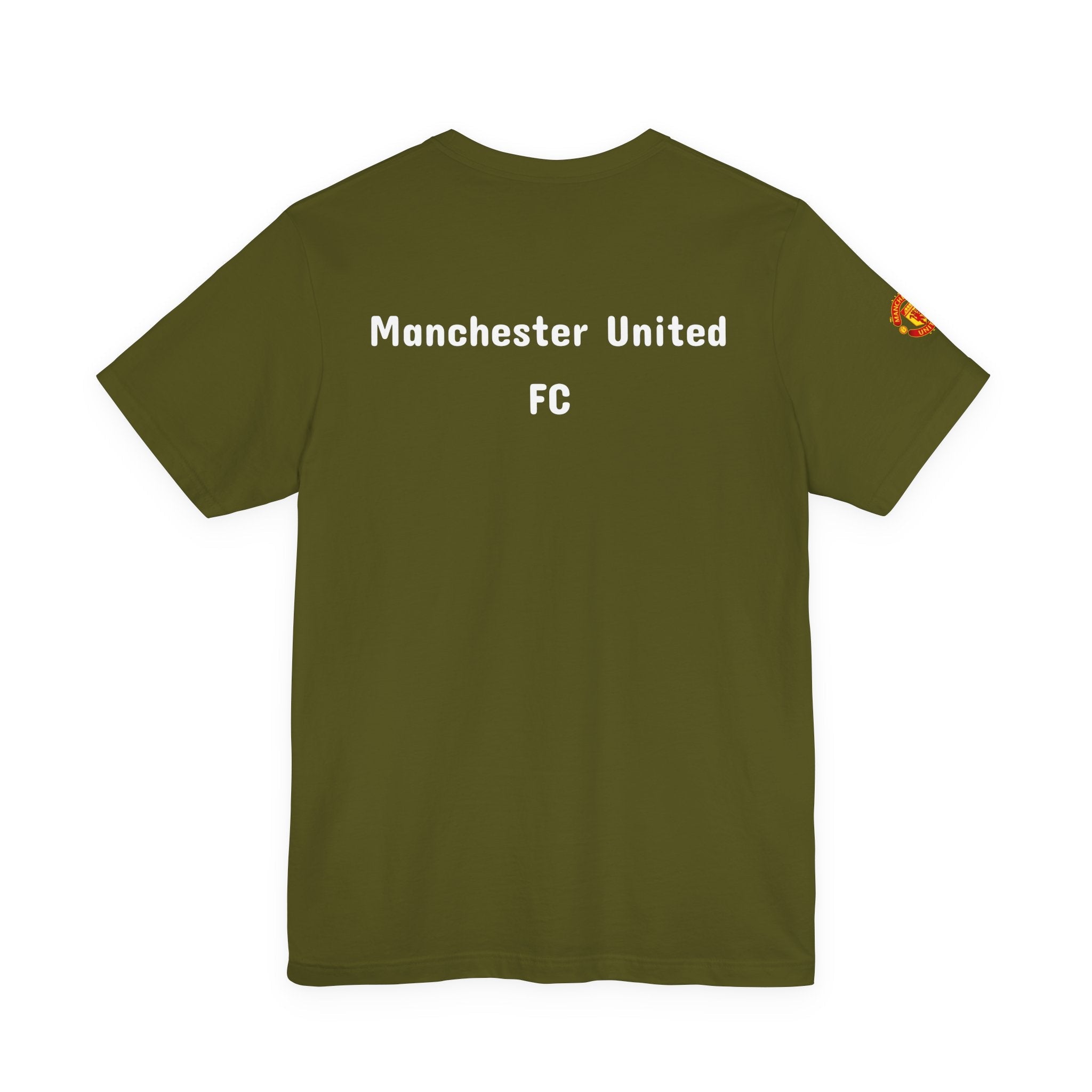 Manchester United Crest T-Shirt Soccer Club Logo Tee - Etna Gift