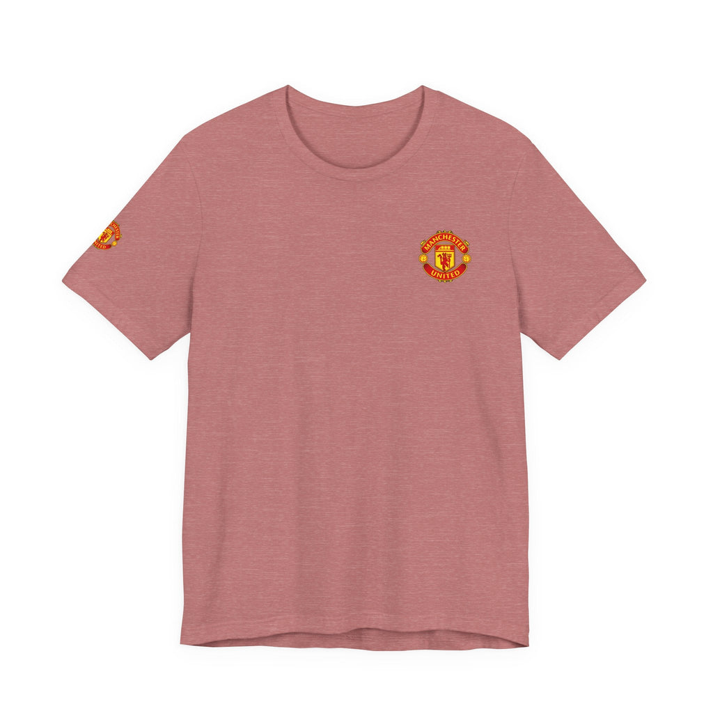 Manchester United Crest T-Shirt Soccer Club Logo Tee - Etna Gift
