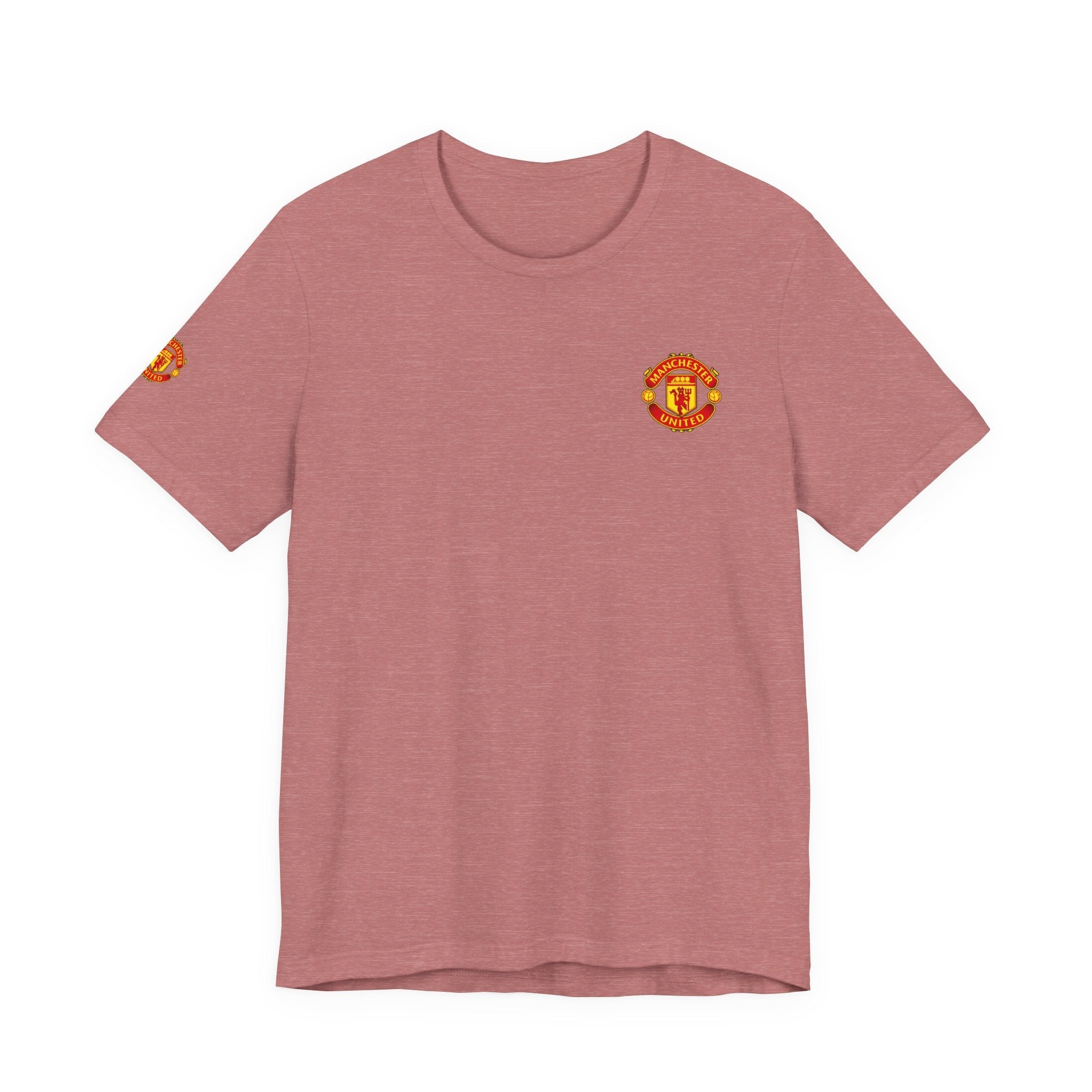 Manchester United Crest T-Shirt Soccer Club Logo Tee - Etna Gift