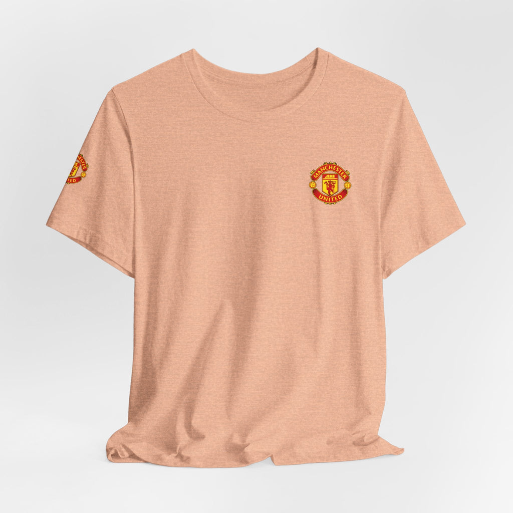 Manchester United Crest T-Shirt Soccer Club Logo Tee - Etna Gift