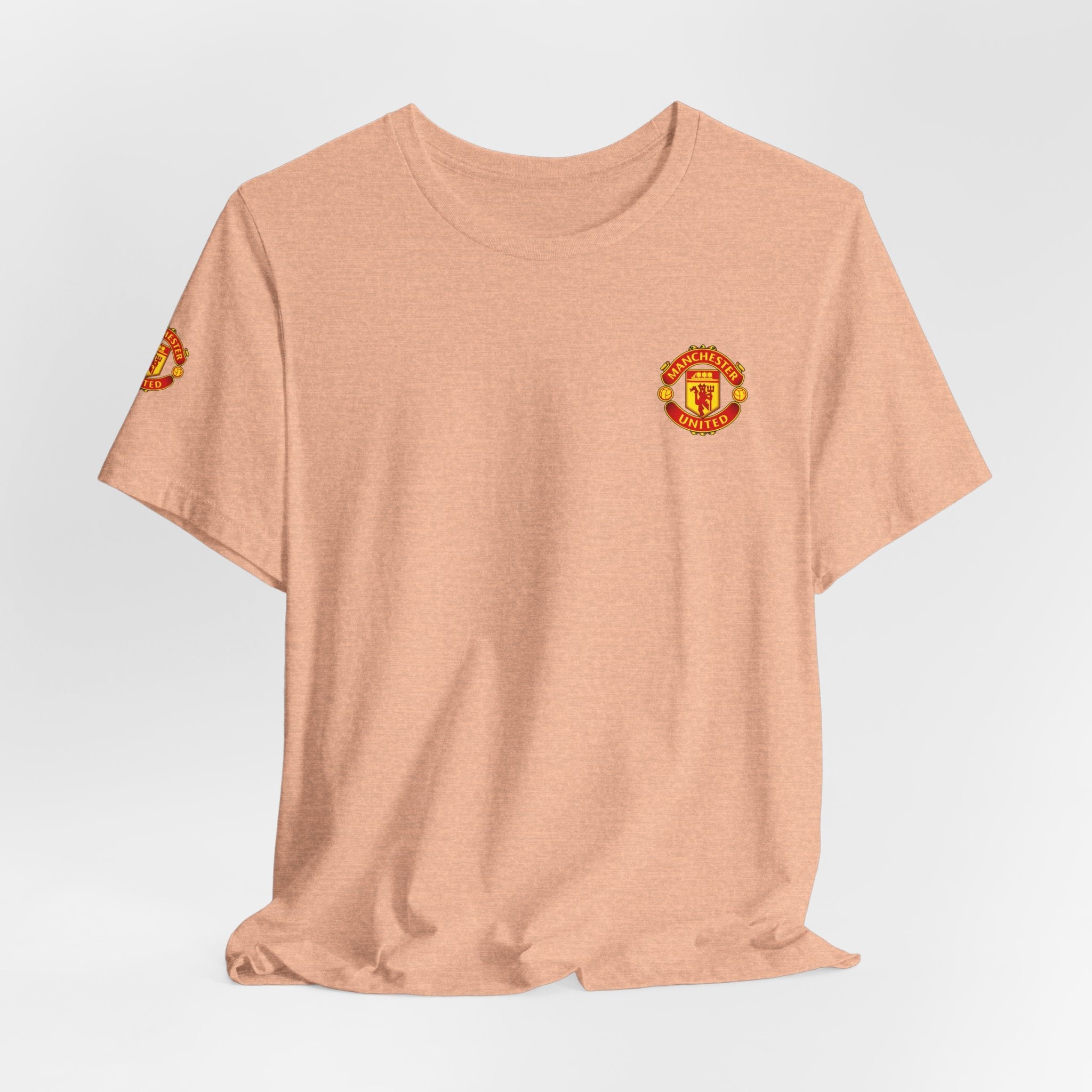 Manchester United Crest T-Shirt Soccer Club Logo Tee - Etna Gift