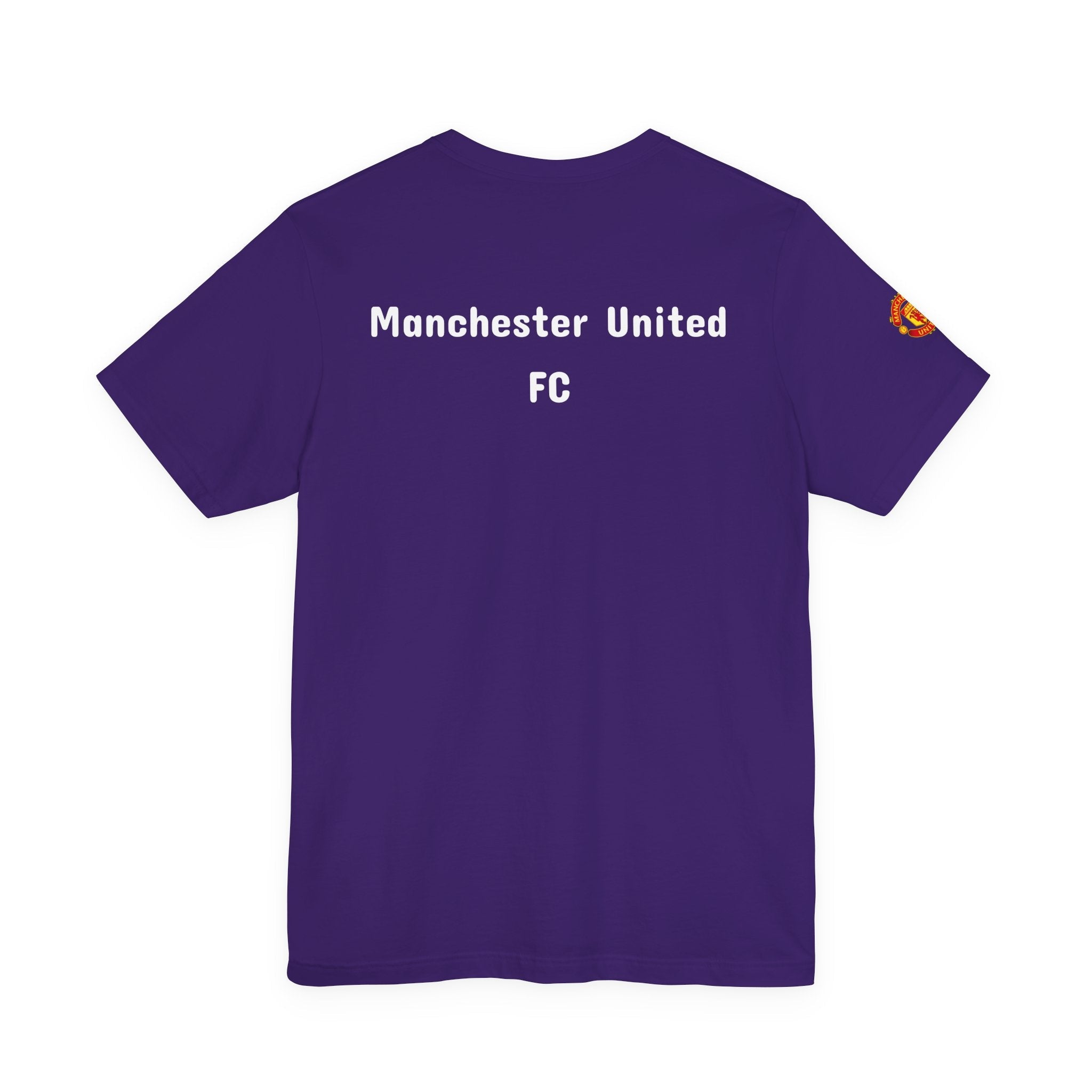 Manchester United Crest T-Shirt Soccer Club Logo Tee - Etna Gift