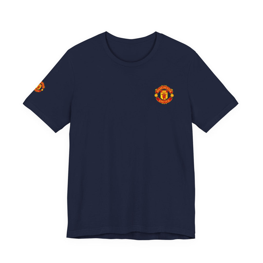 Manchester United Crest T-Shirt Soccer Club Logo Tee - Etna Gift