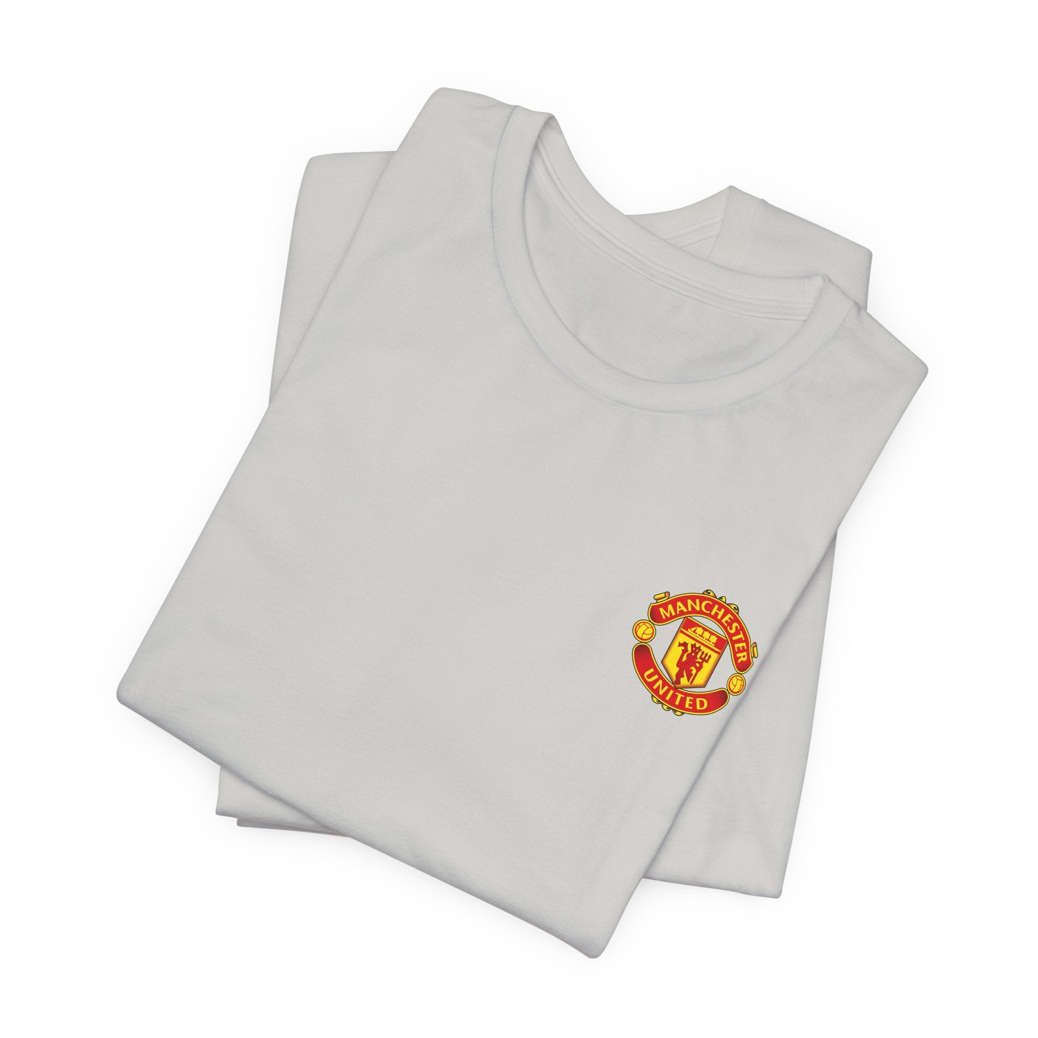 Manchester United Crest T-Shirt Soccer Club Logo Tee - Etna Gift
