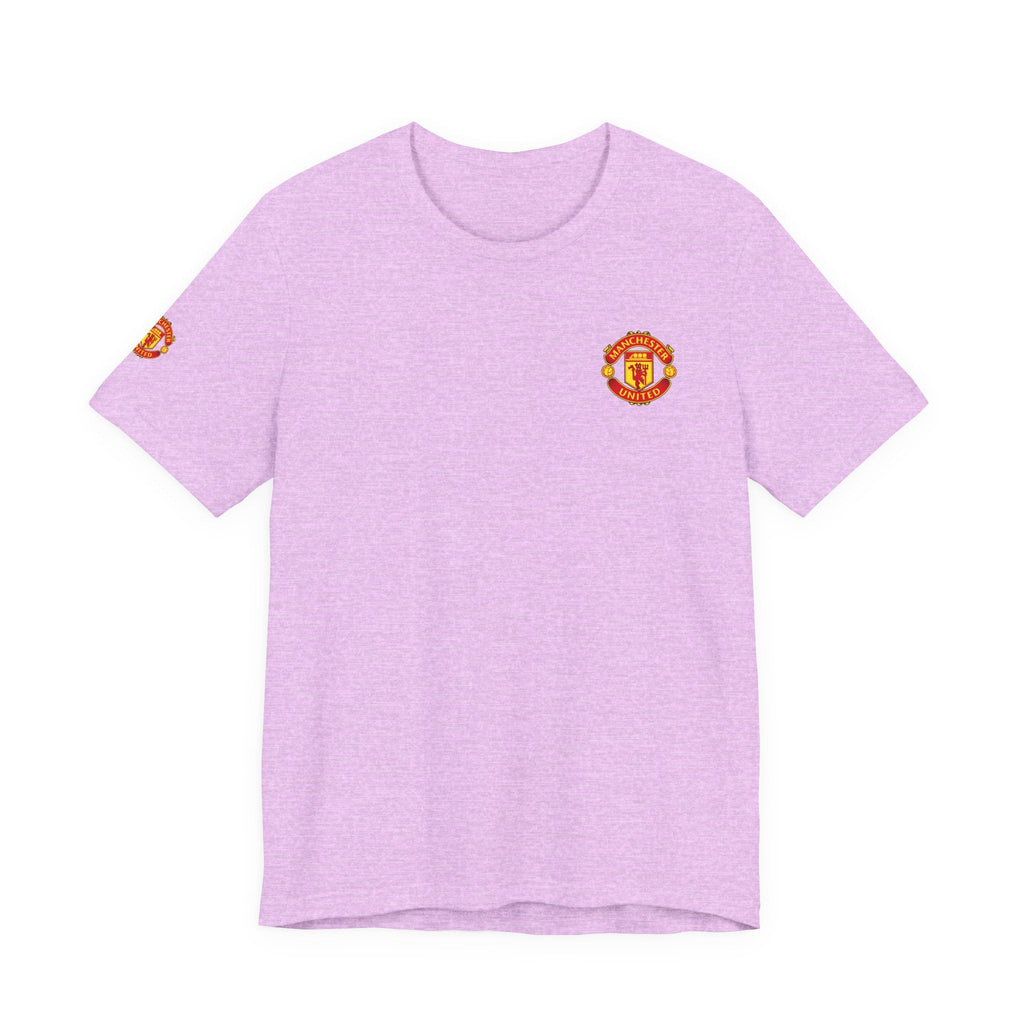 Manchester United Crest T-Shirt Soccer Club Logo Tee - Etna Gift