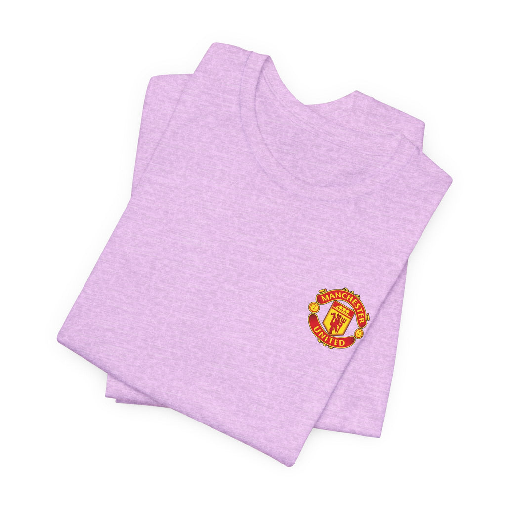 Manchester United Crest T-Shirt Soccer Club Logo Tee - Etna Gift