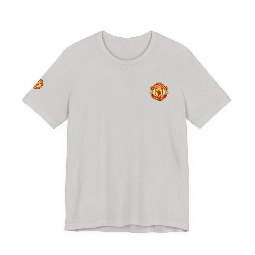 Manchester United Crest T-Shirt Soccer Club Logo Tee - Etna Gift