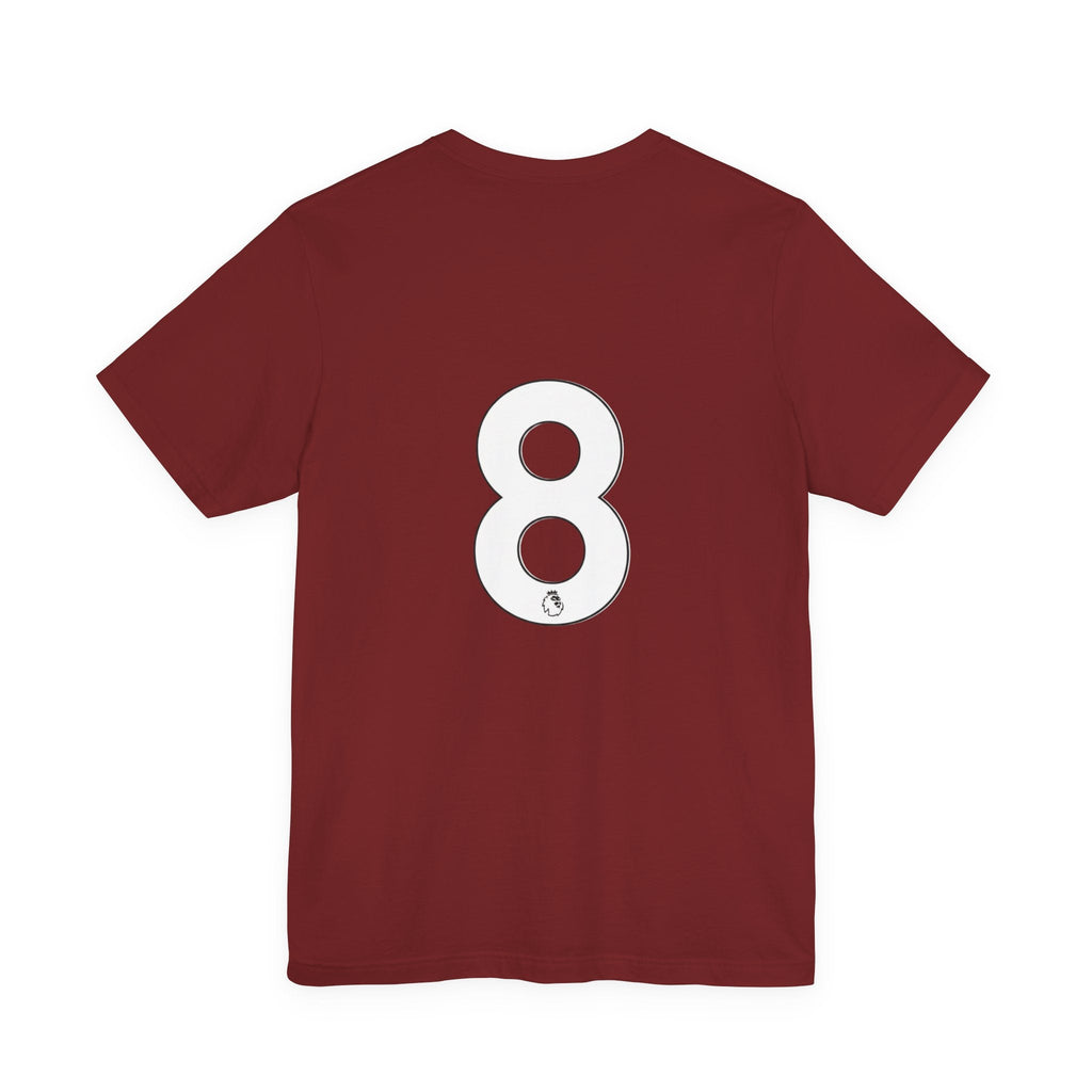 Manchester United Crest Tee | Number 8 Soccer Jersey - Etna Gift