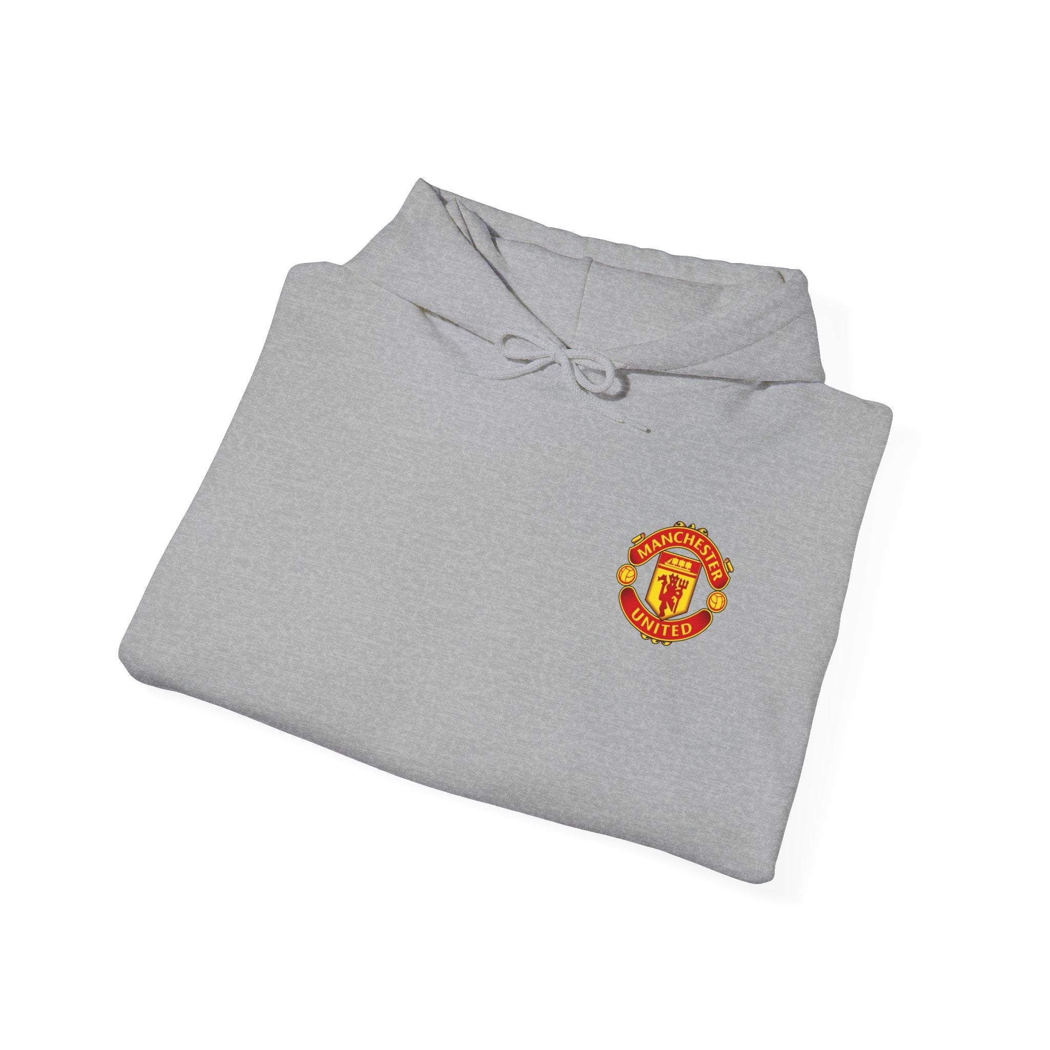 Manchester United FC Logo Hoodie Minimal Crest Pullover - Etna Gift