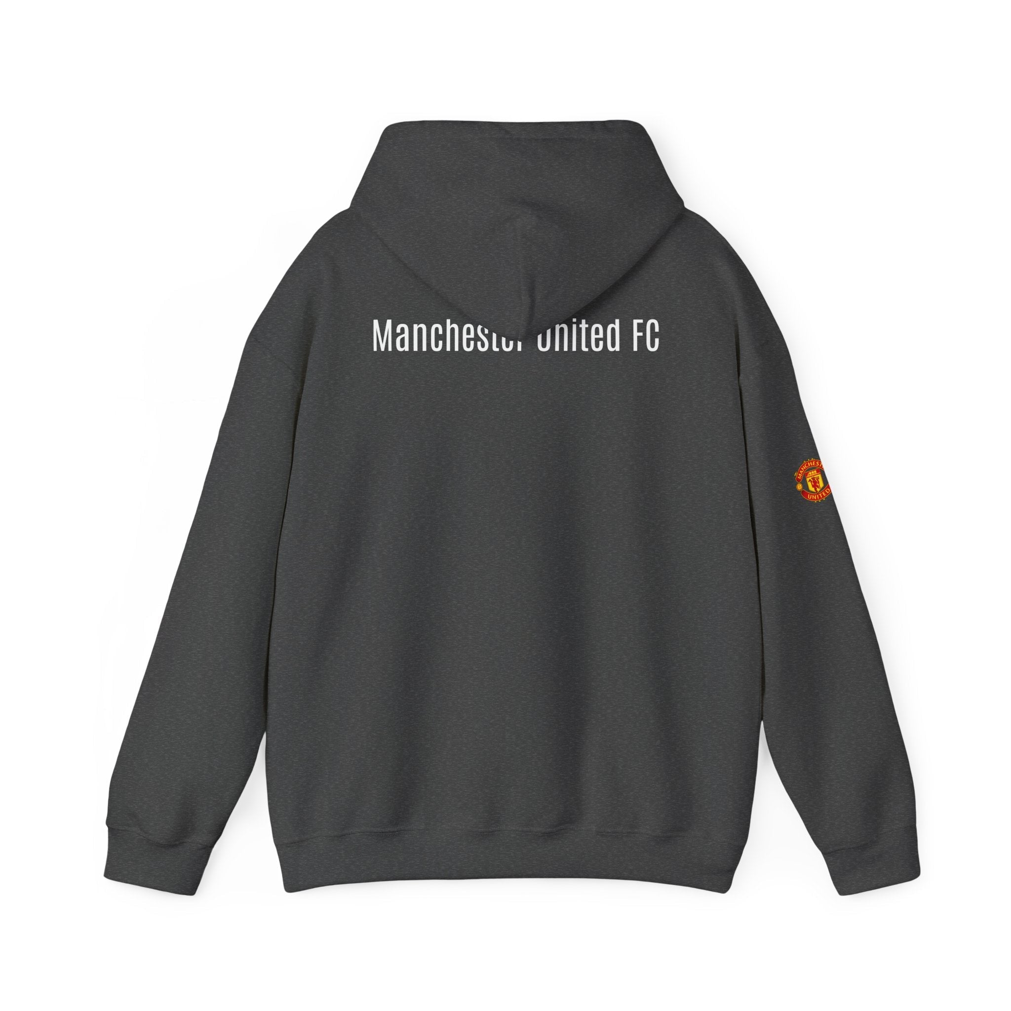 Manchester United FC Logo Hoodie Minimal Crest Pullover - Etna Gift