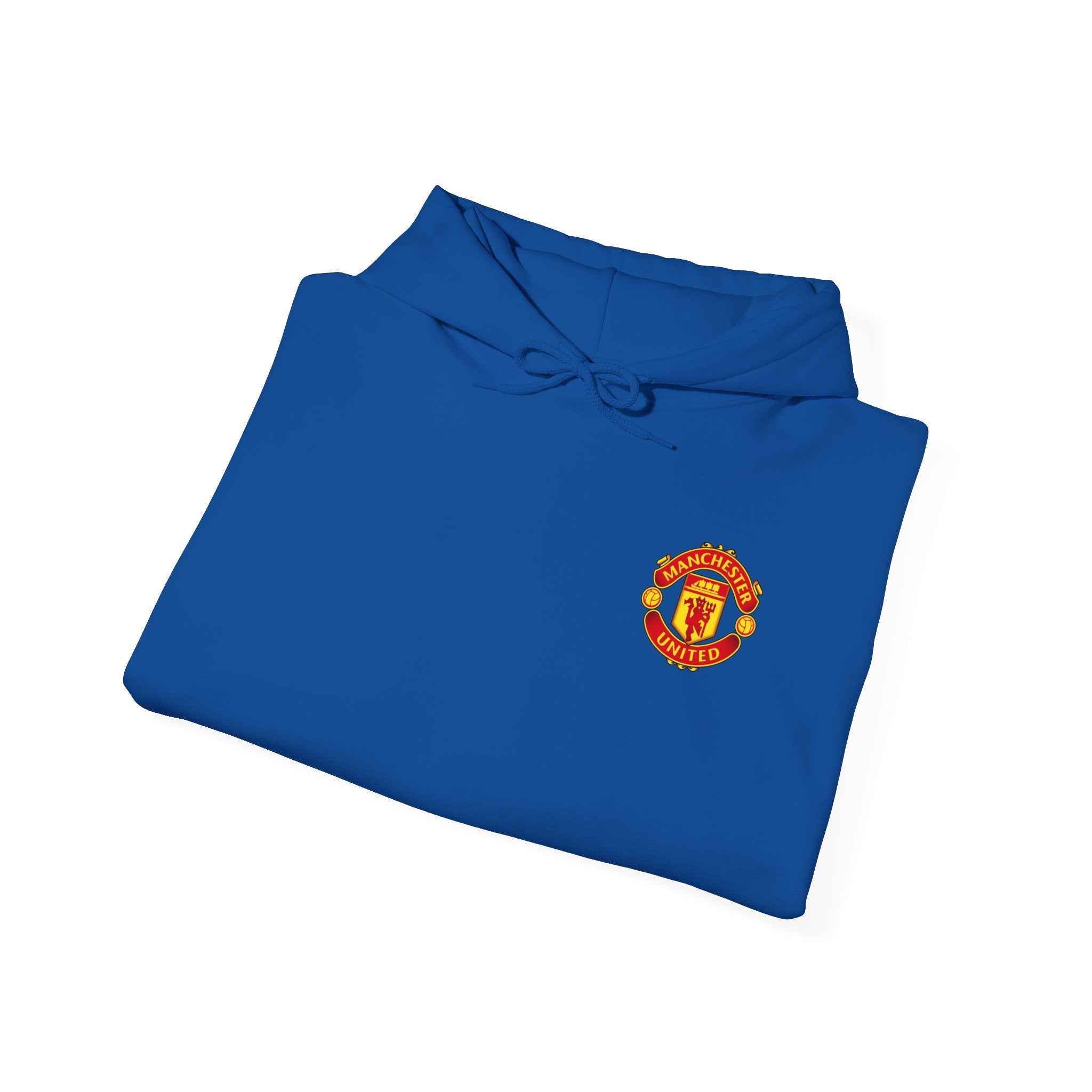 Manchester United FC Logo Hoodie Minimal Crest Pullover - Etna Gift