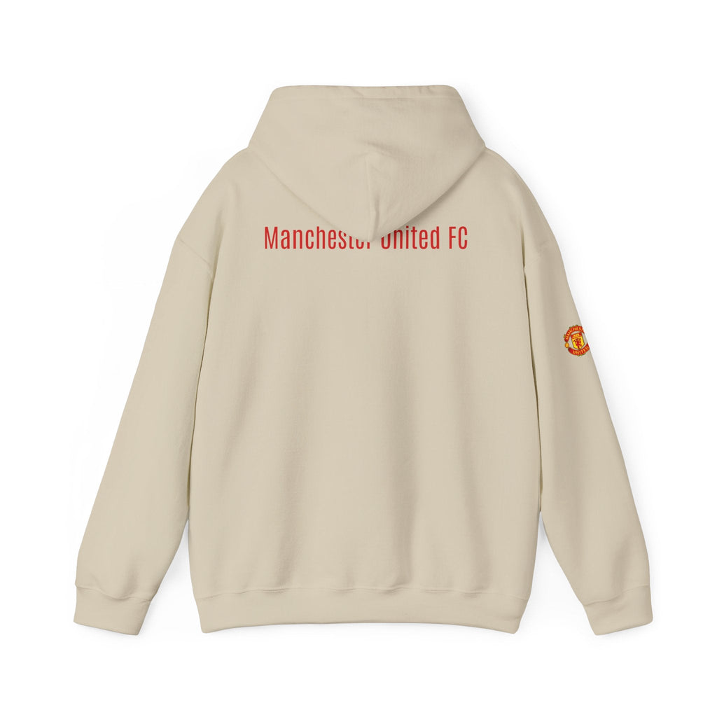 Manchester United FC Logo Hoodie Minimal Crest Pullover - Etna Gift