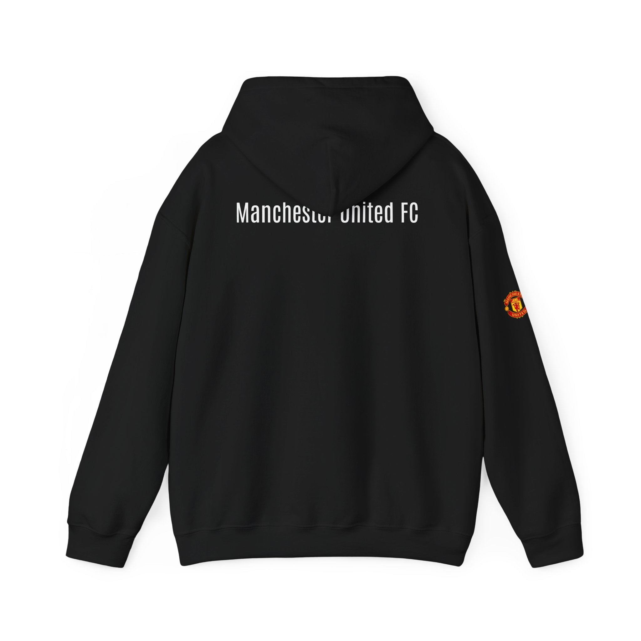 Manchester United FC Logo Hoodie Minimal Crest Pullover - Etna Gift