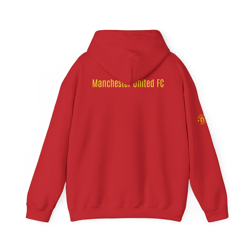 Manchester United FC Logo Hoodie Minimal Crest Pullover - Etna Gift