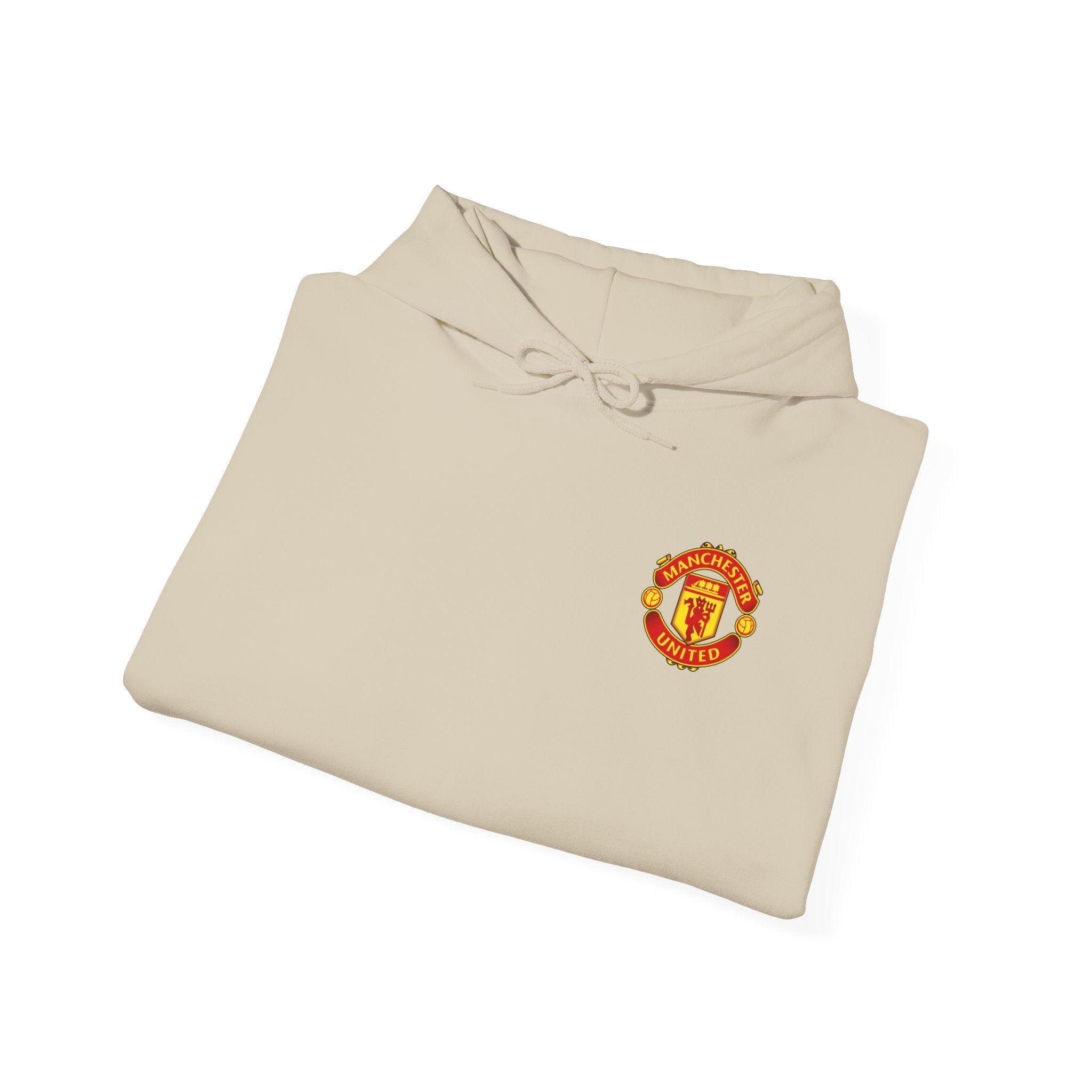 Manchester United FC Logo Hoodie Minimal Crest Pullover - Etna Gift
