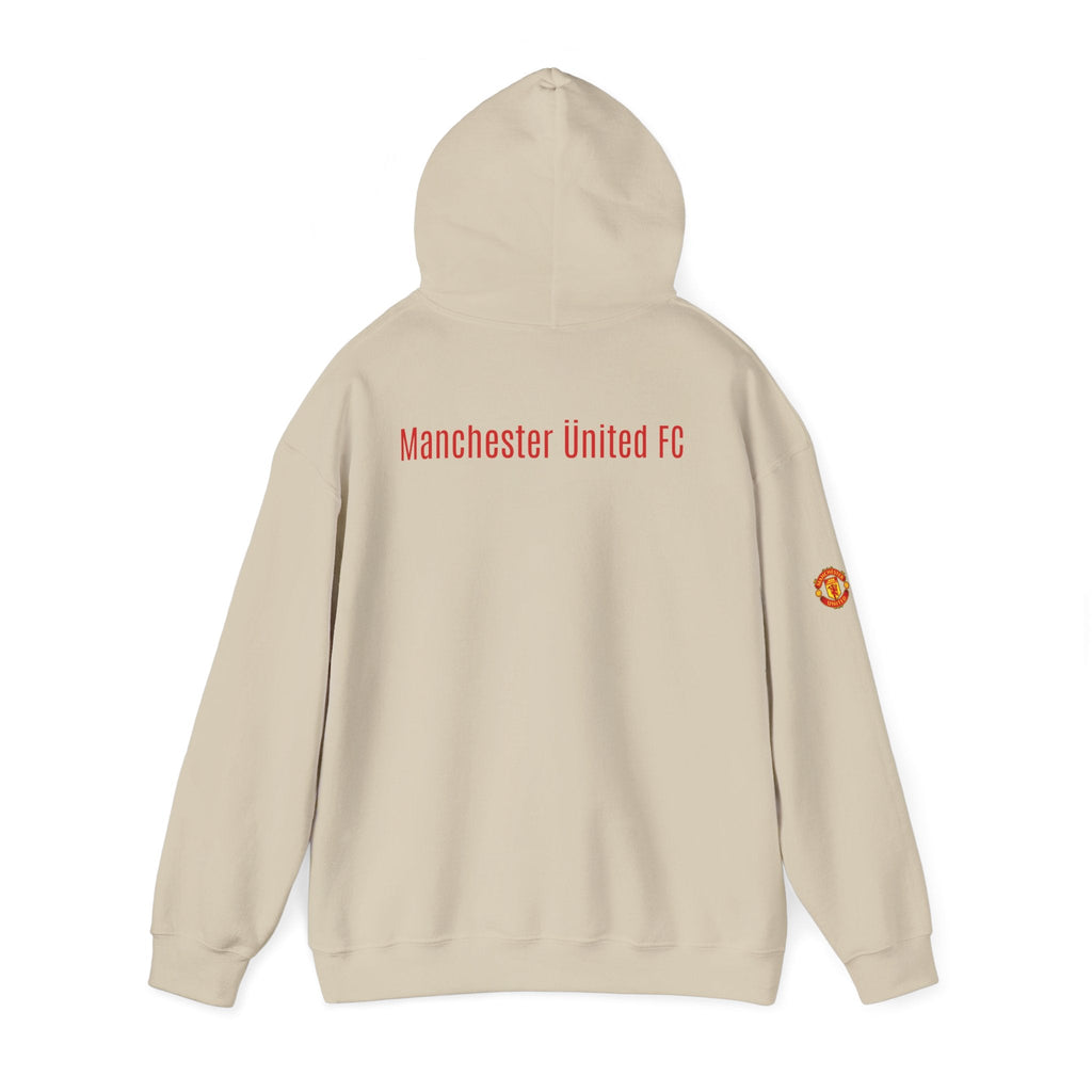 Manchester United FC Logo Hoodie Minimal Crest Pullover - Etna Gift