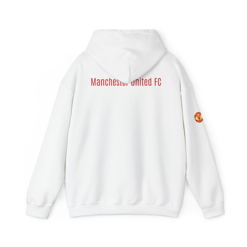 Manchester United FC Logo Hoodie Minimal Crest Pullover - Etna Gift