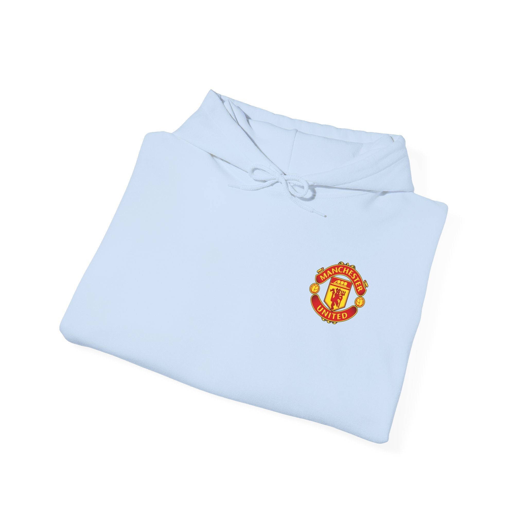 Manchester United FC Logo Hoodie Minimal Crest Pullover - Etna Gift