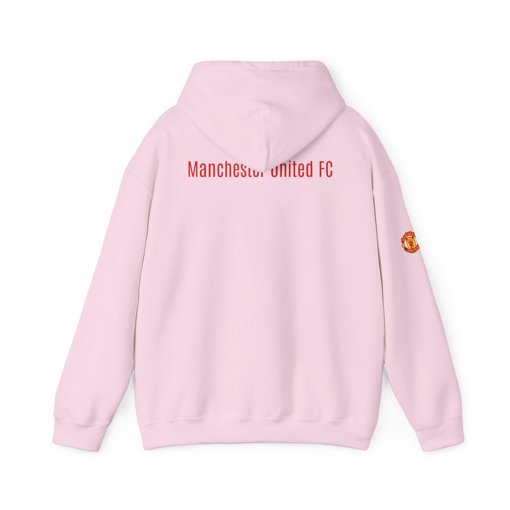 Manchester United FC Logo Hoodie Minimal Crest Pullover - Etna Gift