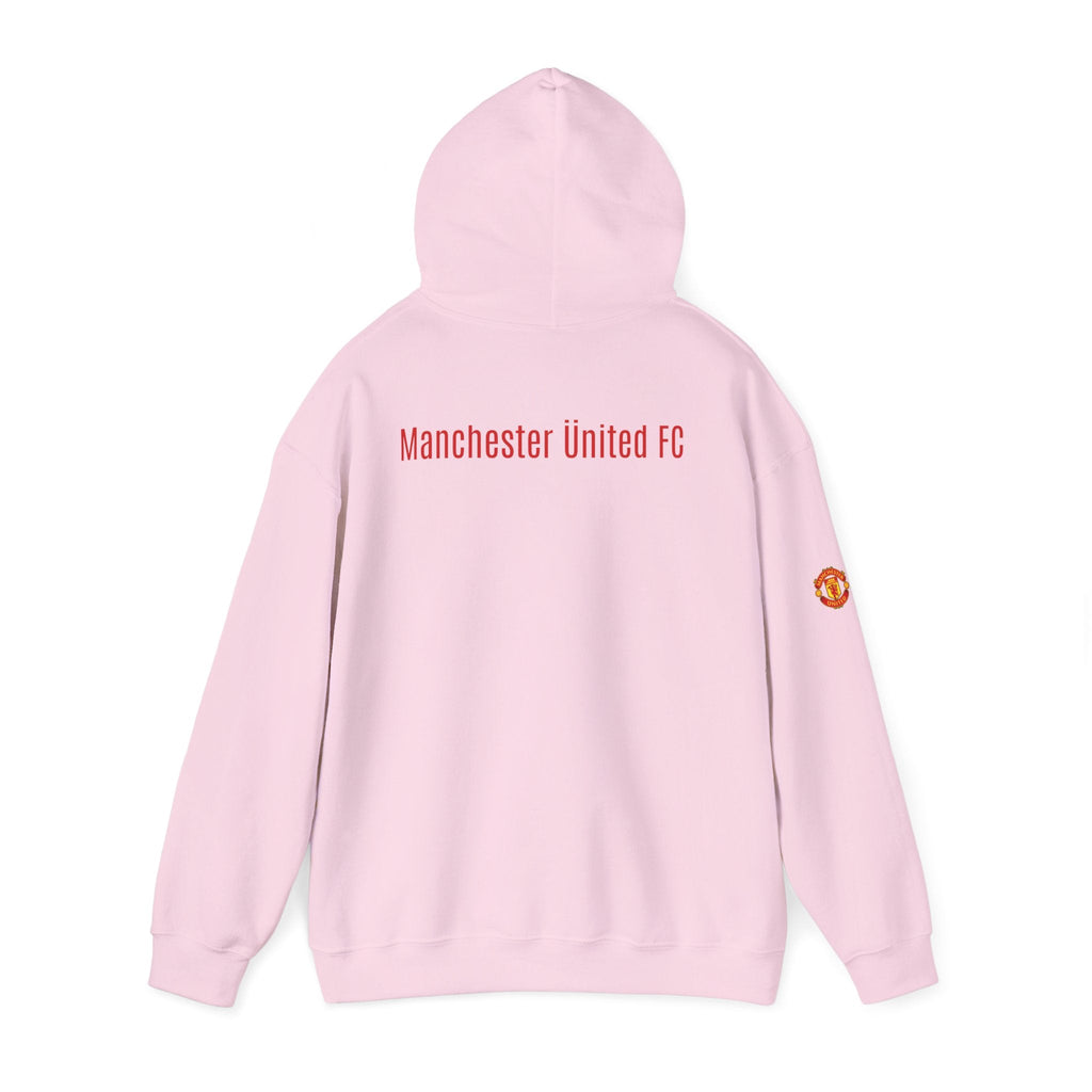 Manchester United FC Logo Hoodie Minimal Crest Pullover - Etna Gift
