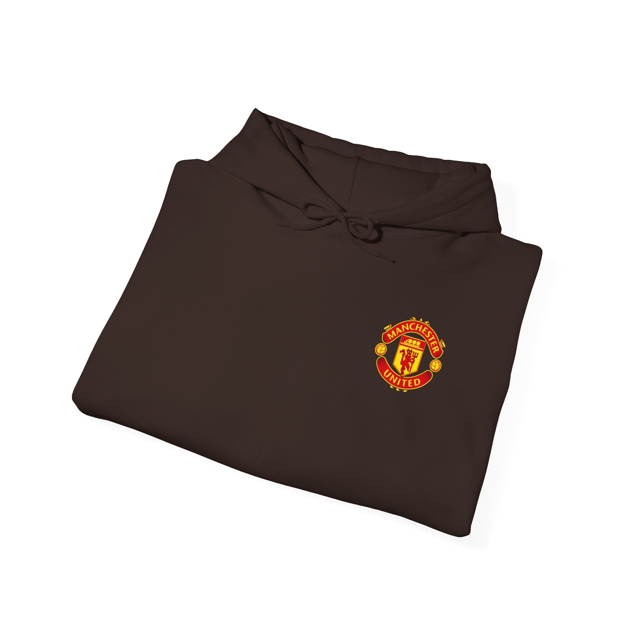 Manchester United FC Logo Hoodie Minimal Crest Pullover - Etna Gift