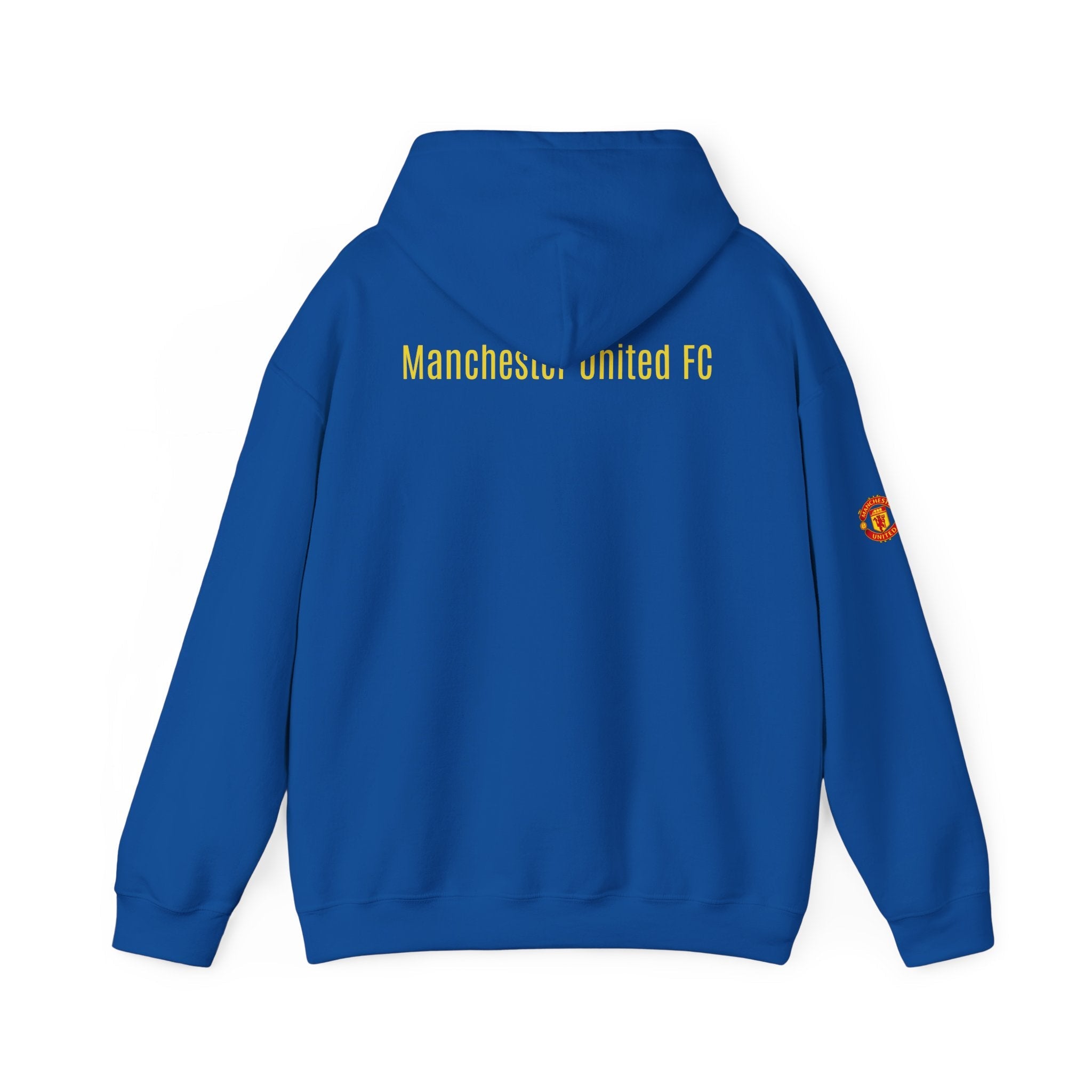 Manchester United FC Logo Hoodie Minimal Crest Pullover - Etna Gift