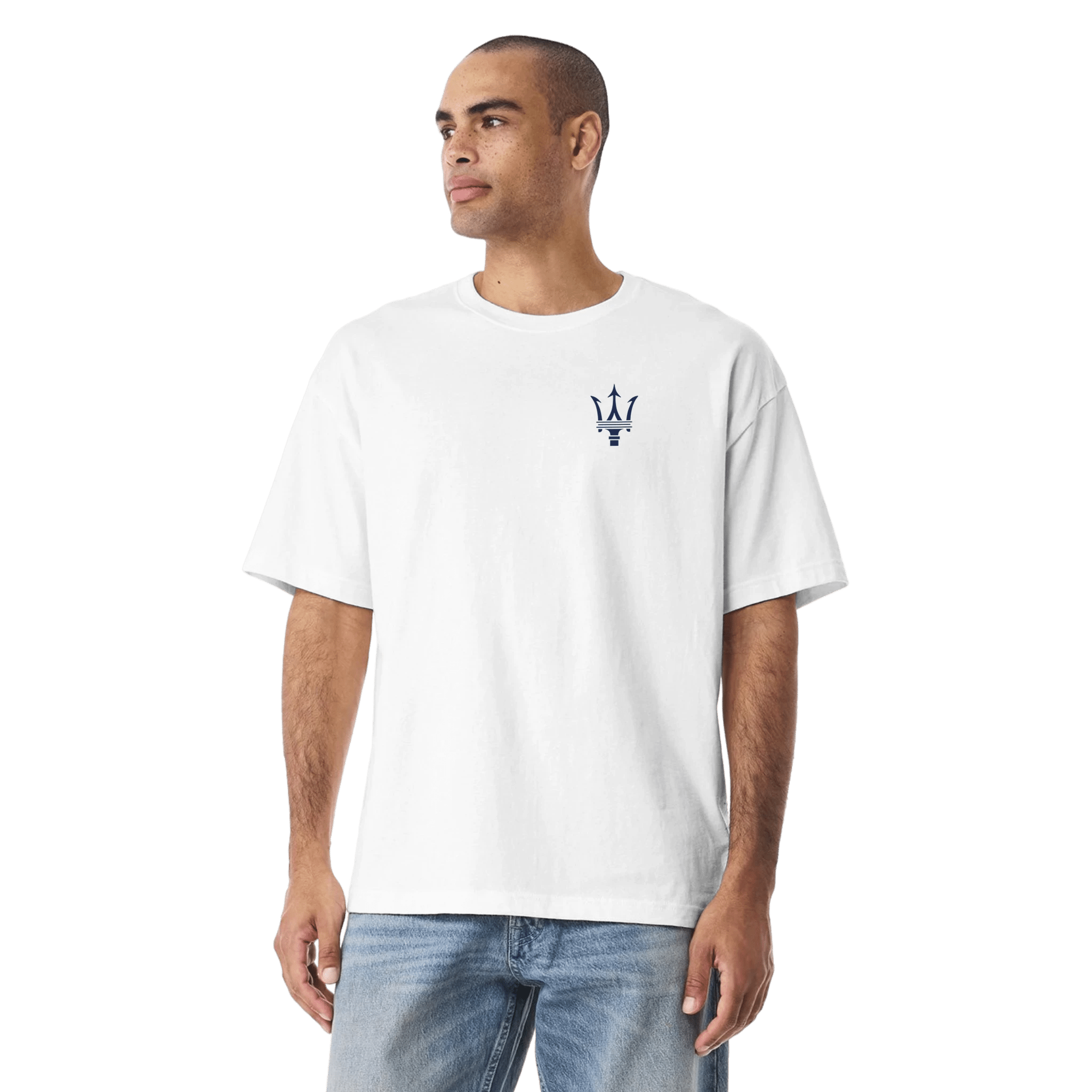 Maserati Logo Graphic T-Shirt - Premium Heavyweight Cotton Unisex Tee - Etna Gift