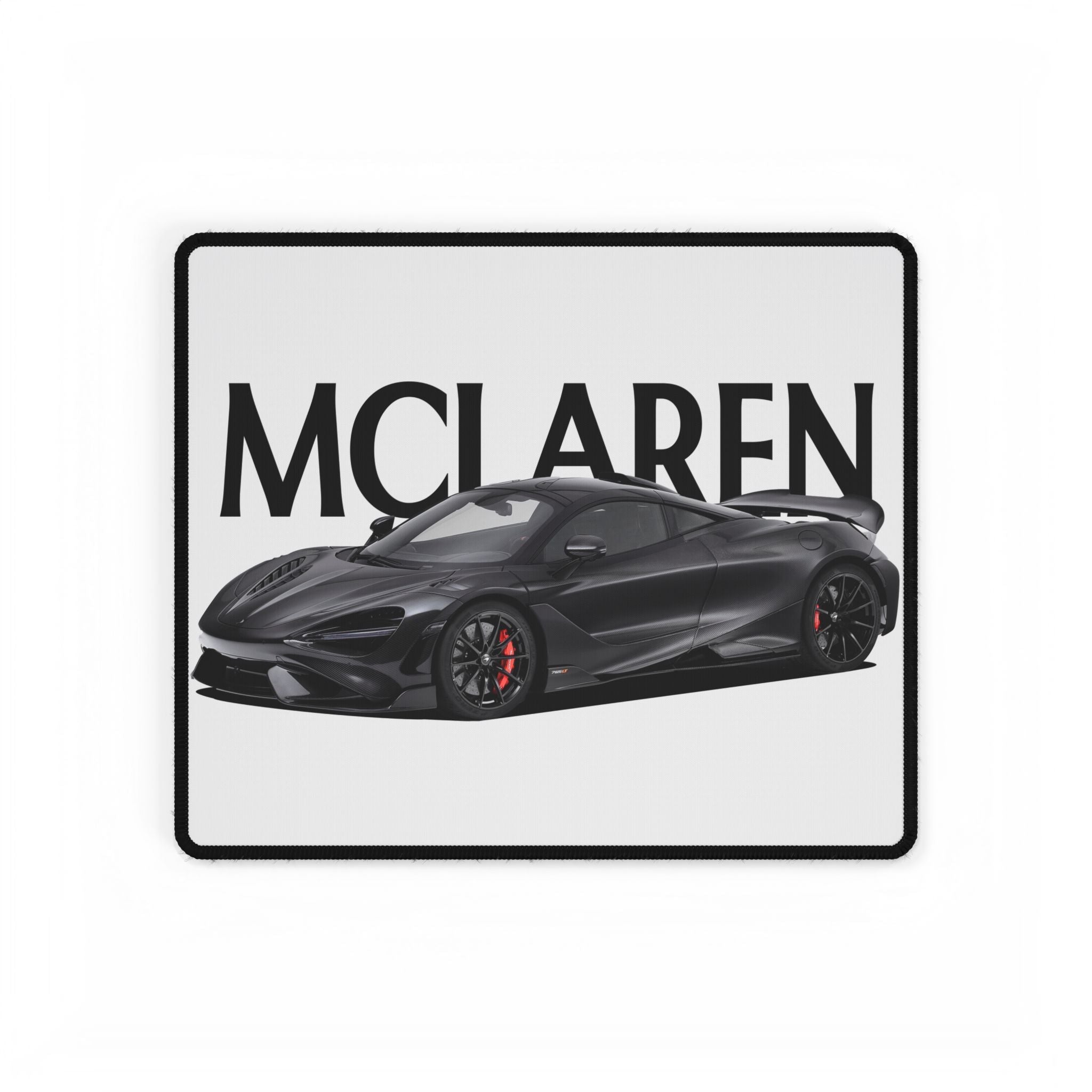 McLaren Supercar Desk Mat — Black Sports Car Gaming Mousepad - Etna Gift