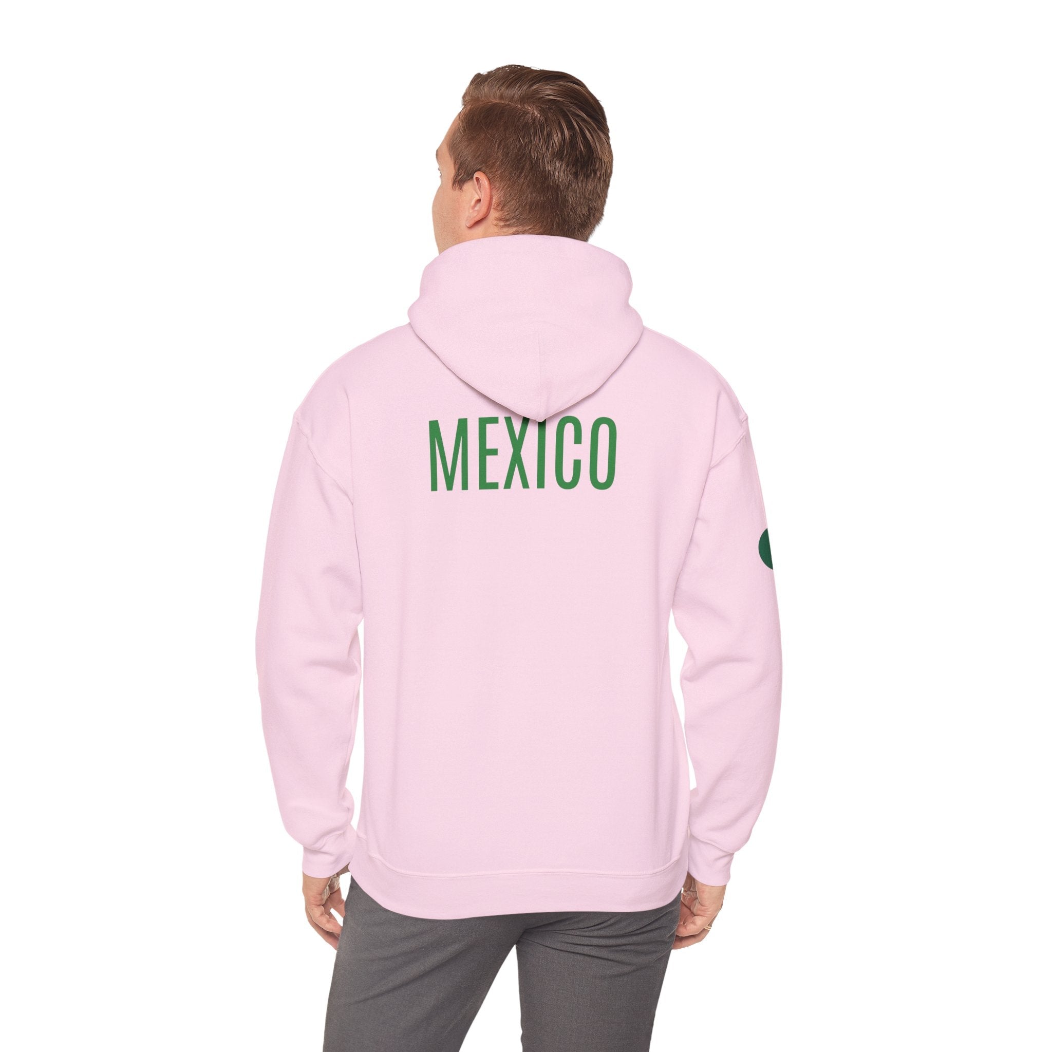 Mexico Flag Hoodie Minimal Mexican Pride Pullover - Etna Gift