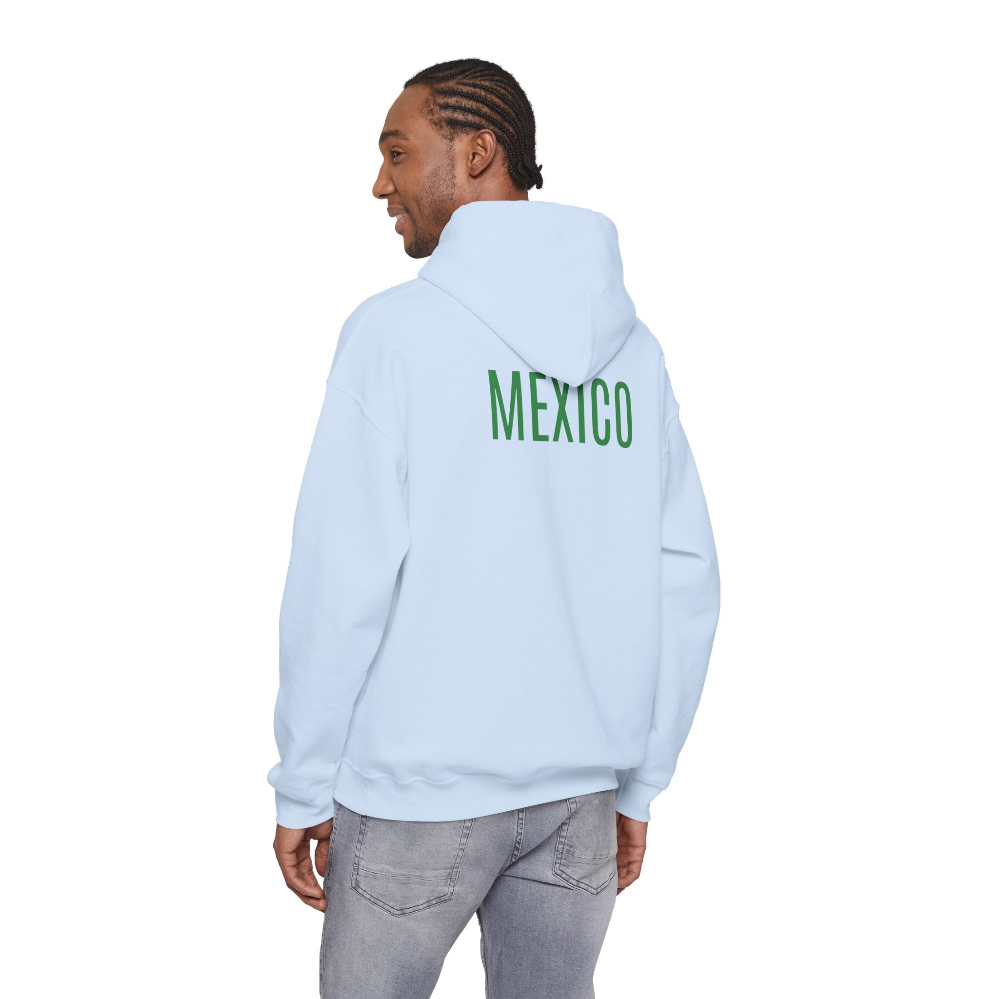 Mexico Flag Hoodie Minimal Mexican Pride Pullover - Etna Gift